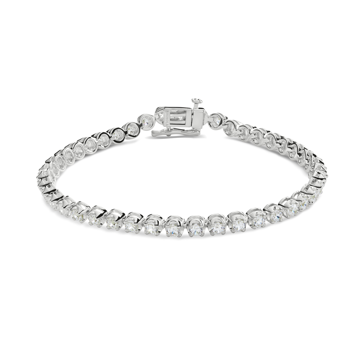 4 Carat Diamond Tennis Bracelet - White Gold