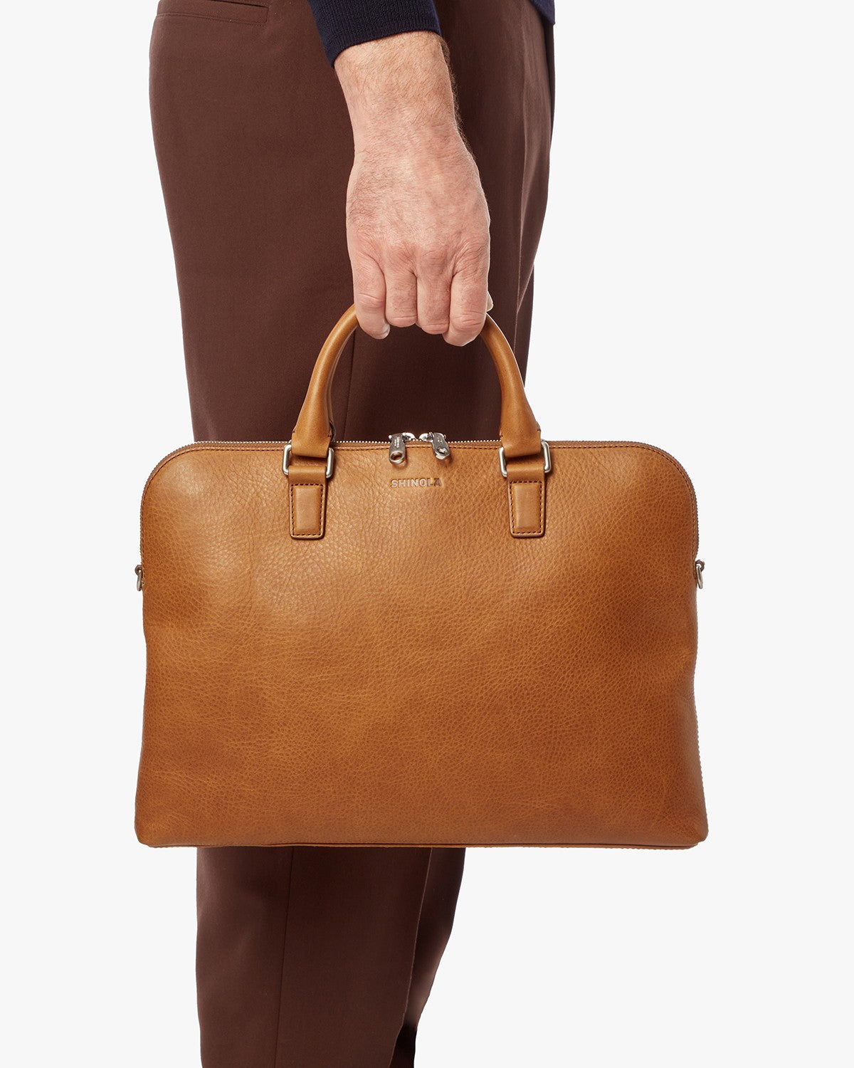 Portfolio Briefcase - Tan