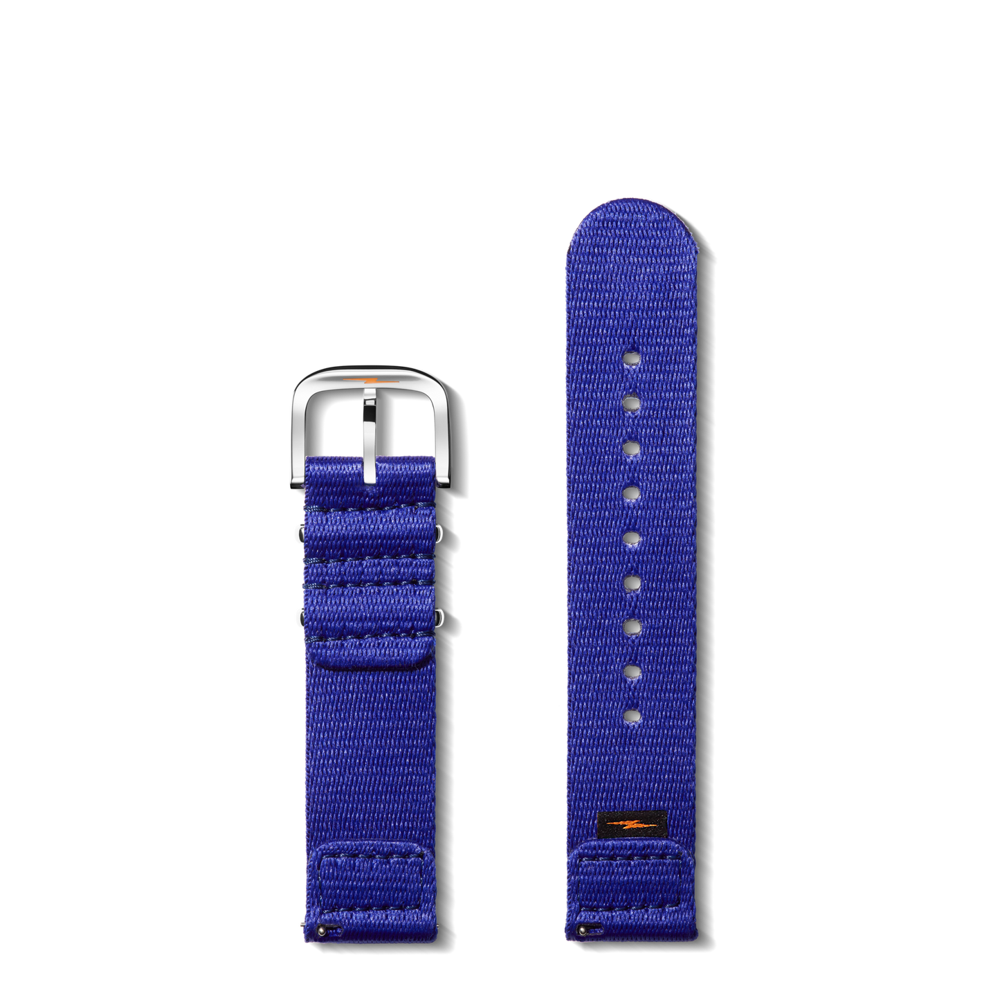 20mm Cobalt Blue Nylon Watch Strap - Cobalt