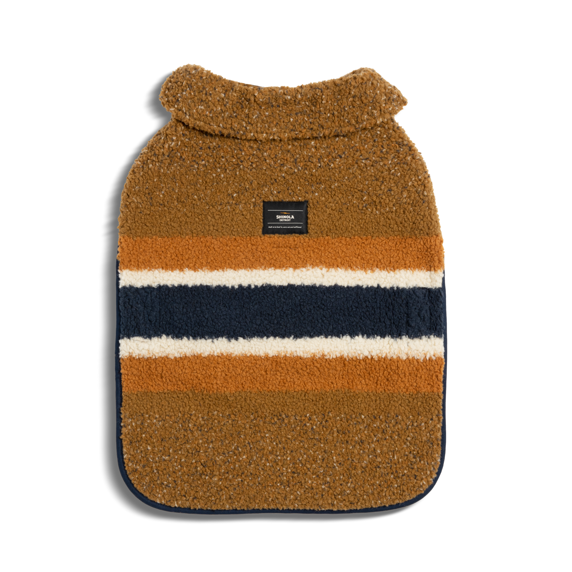 Dog Coat - Brand Stripe / Tan
