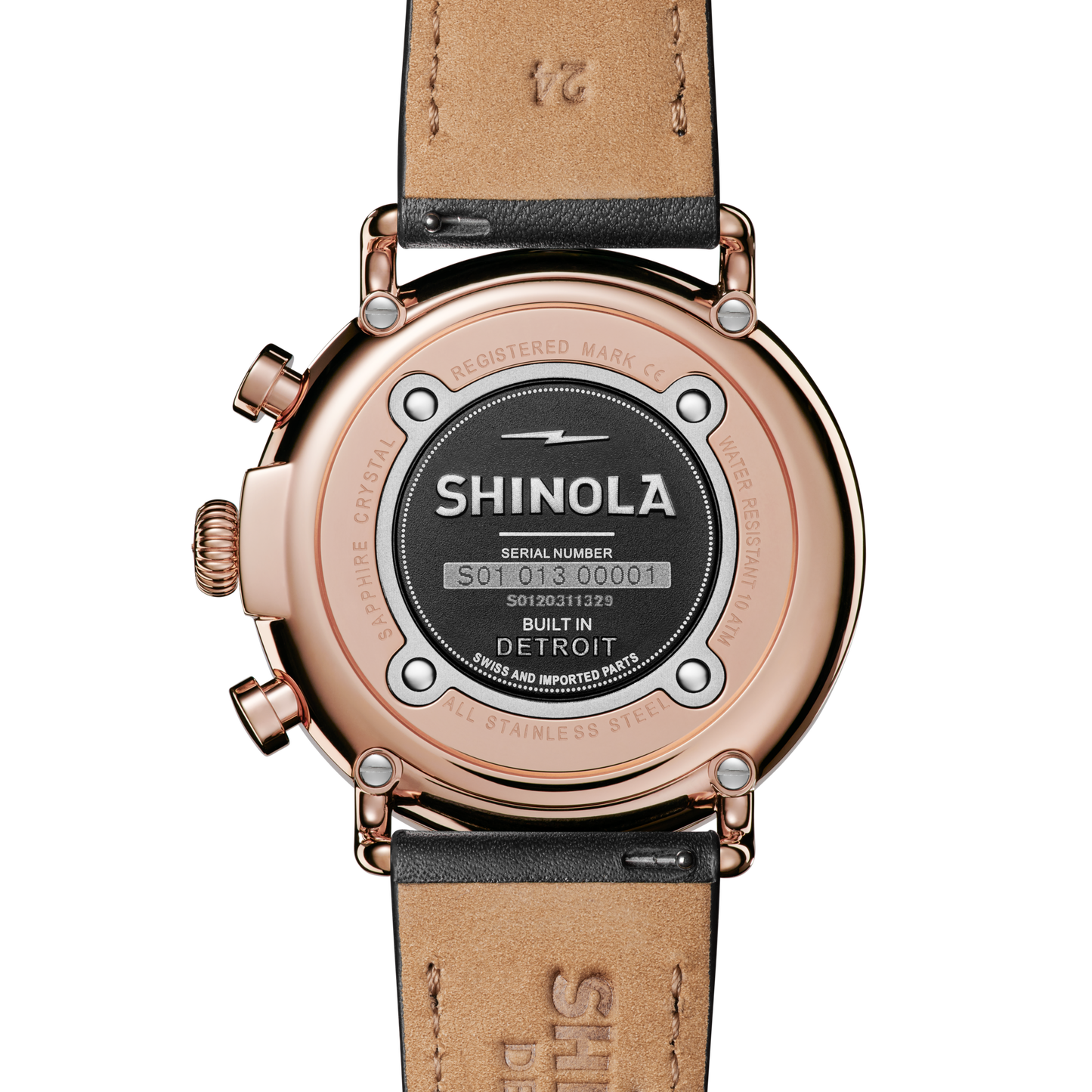 Runwell Chronograph Watch - Cream