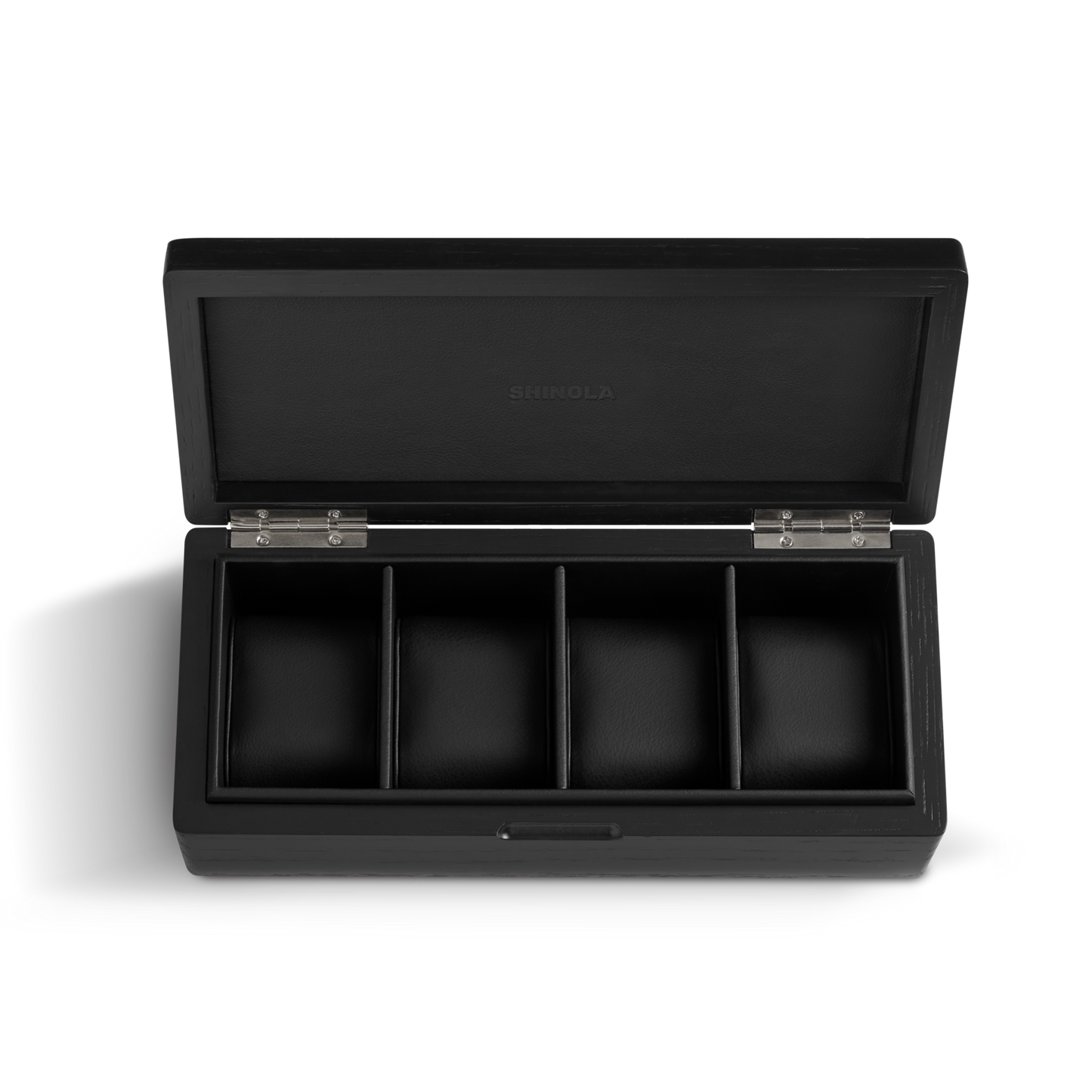 4 Slot Watch Box - Black