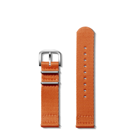20mm Orange G10 Nylon Watch Strap - Orange