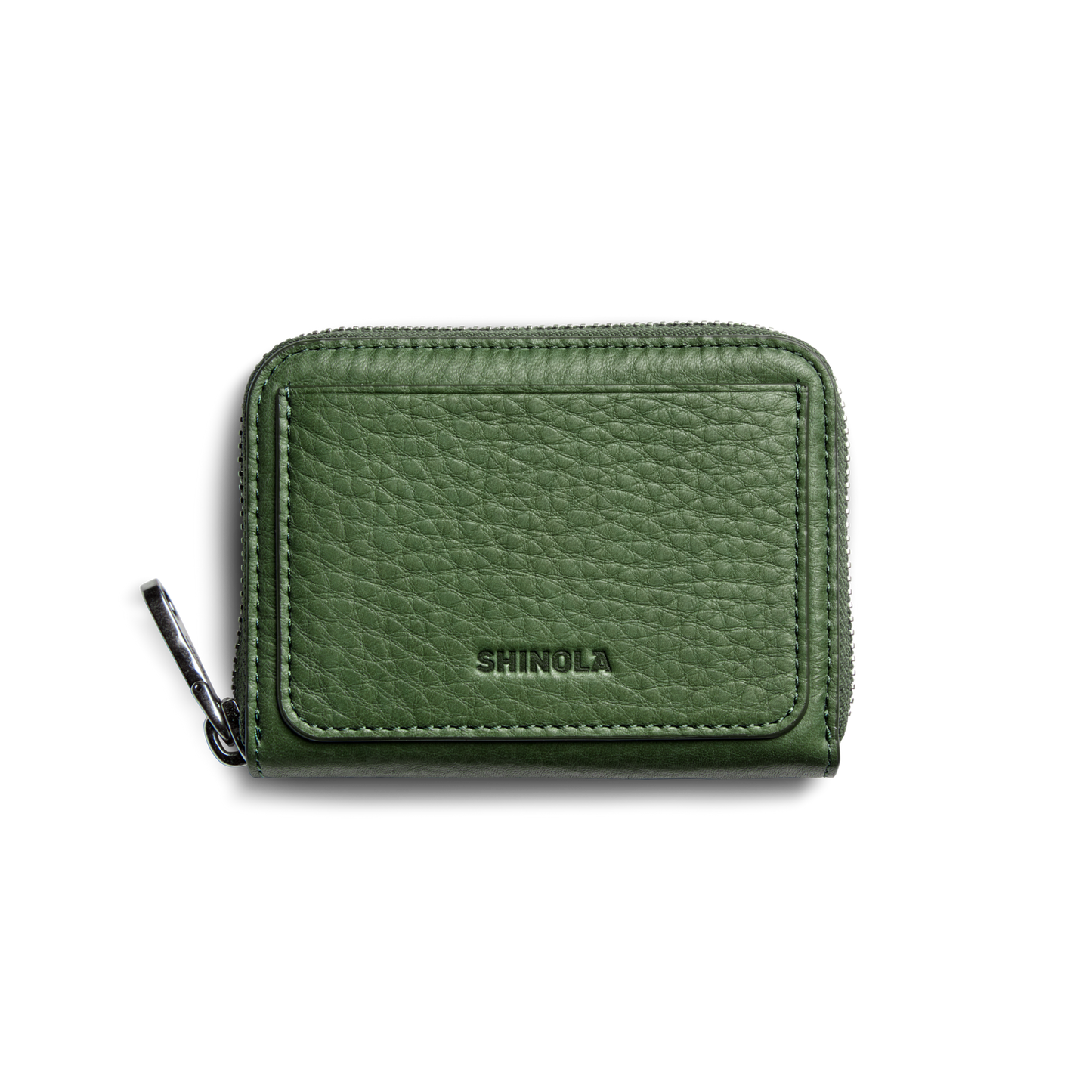 Pocket Small Zip Around Wallet - Evergreen