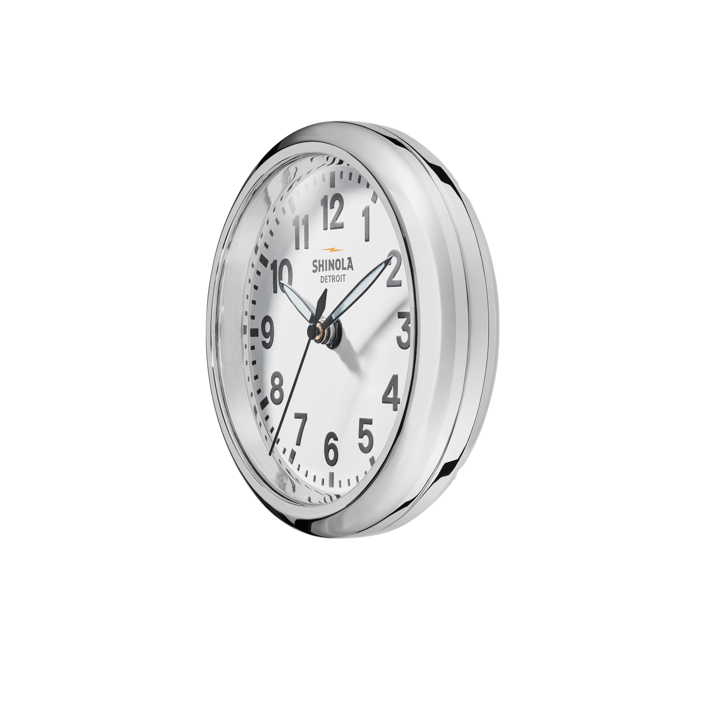6" Runwell Clock - White