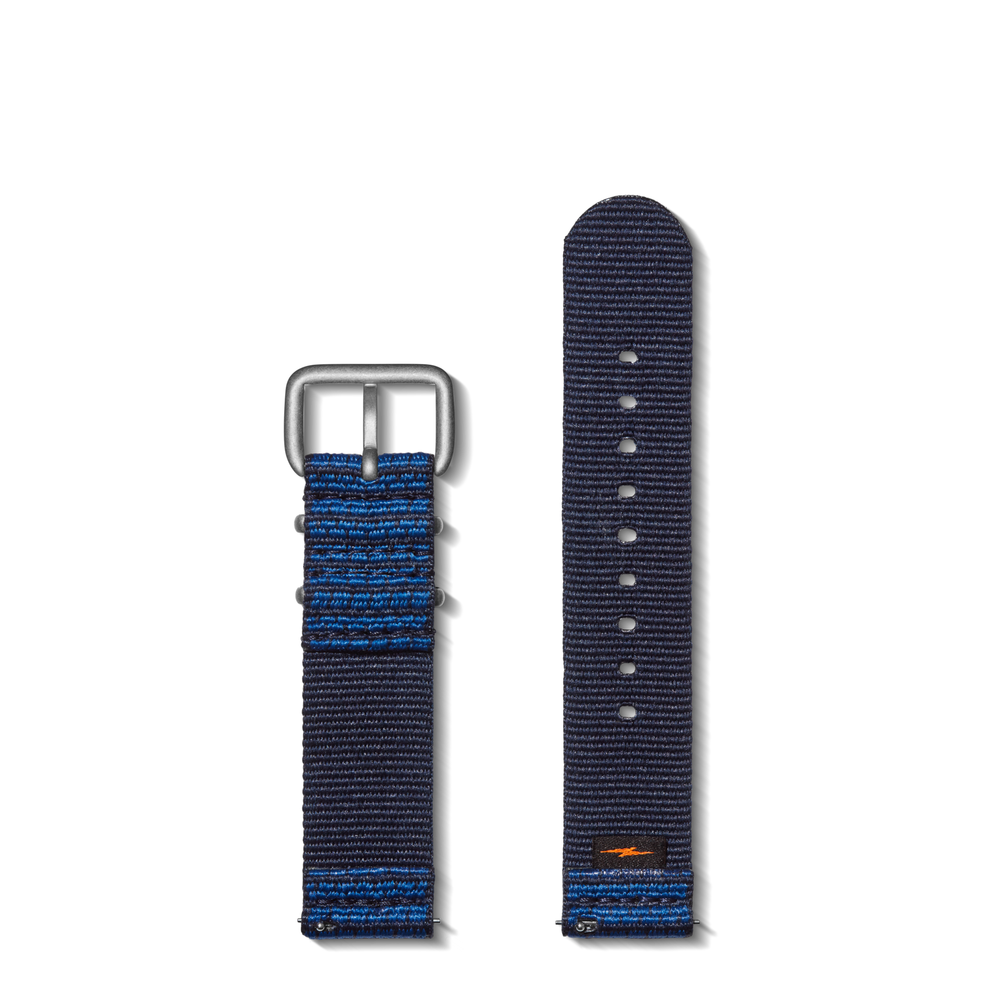 20mm Sea Blue Woven Watch Strap - Sea Blue