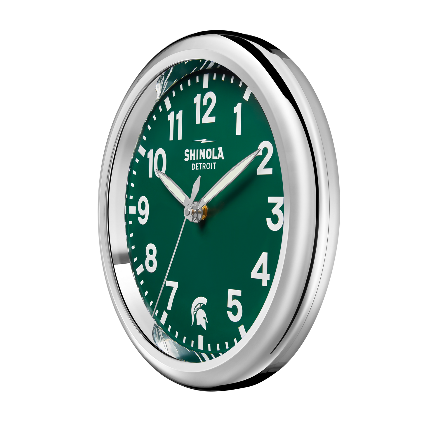 14" Runwell Clock - Green