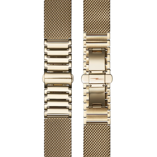 14mm Gold Mesh Bracelet - PVD Gold