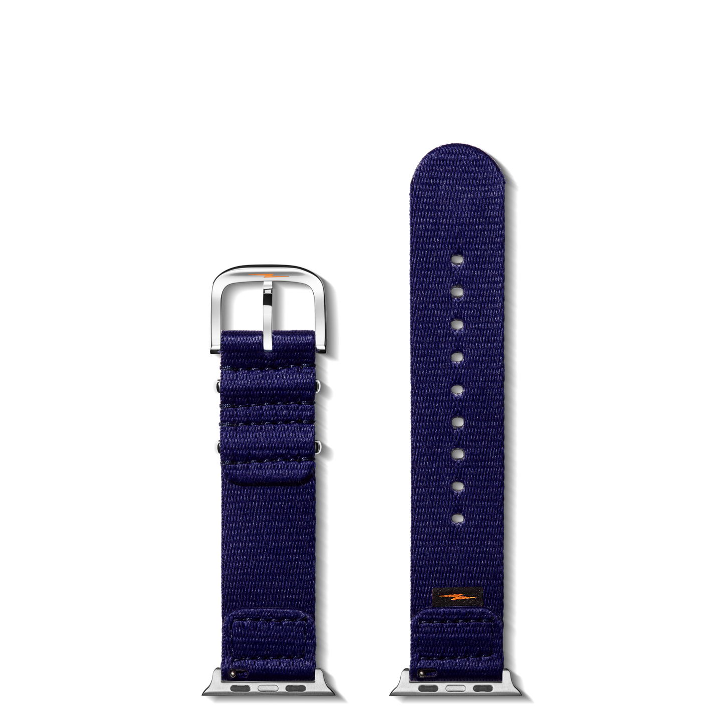 20mm Dark Navy Split Nylon Apple Watch Strap - Dark Navy