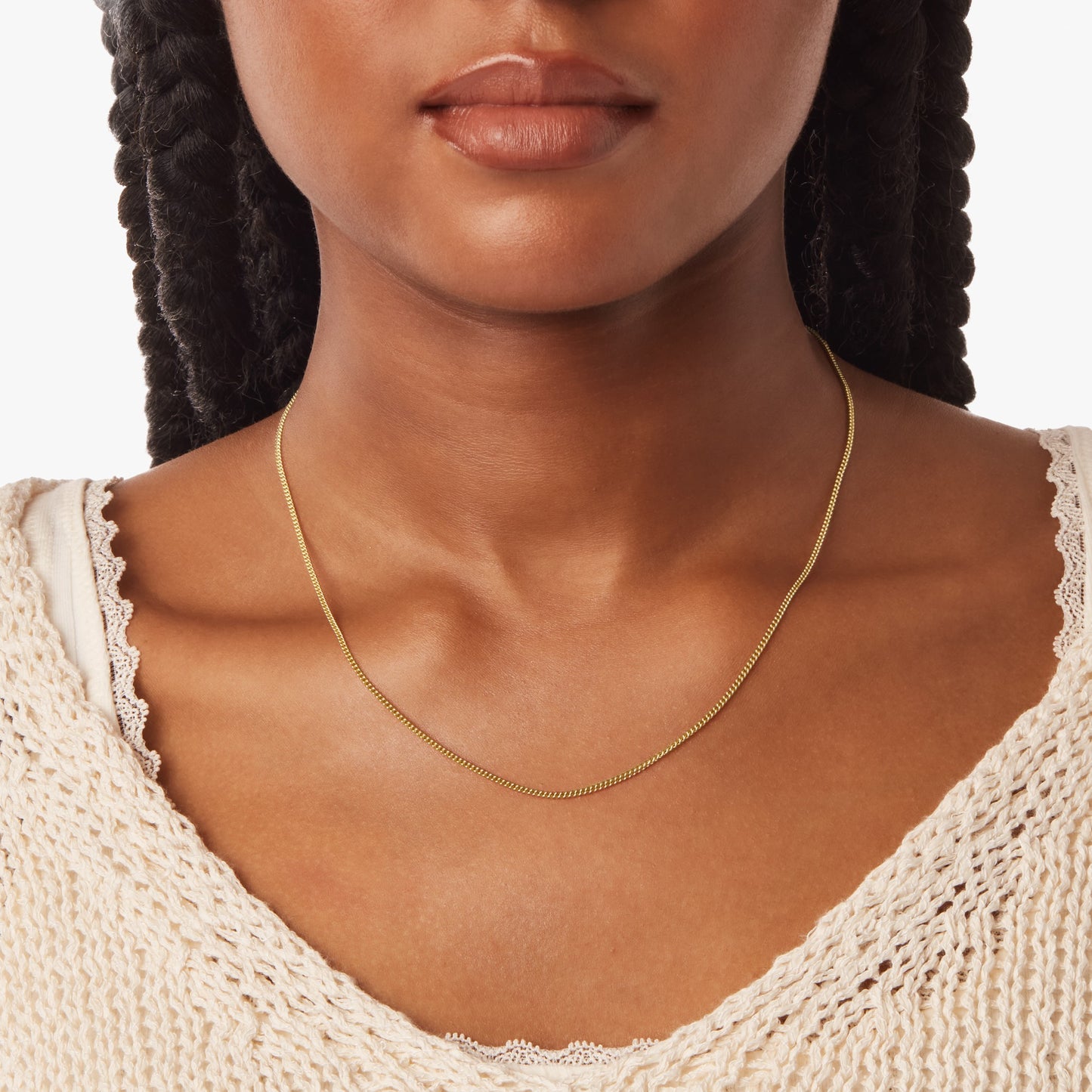 Small Curb Link - Yellow Gold