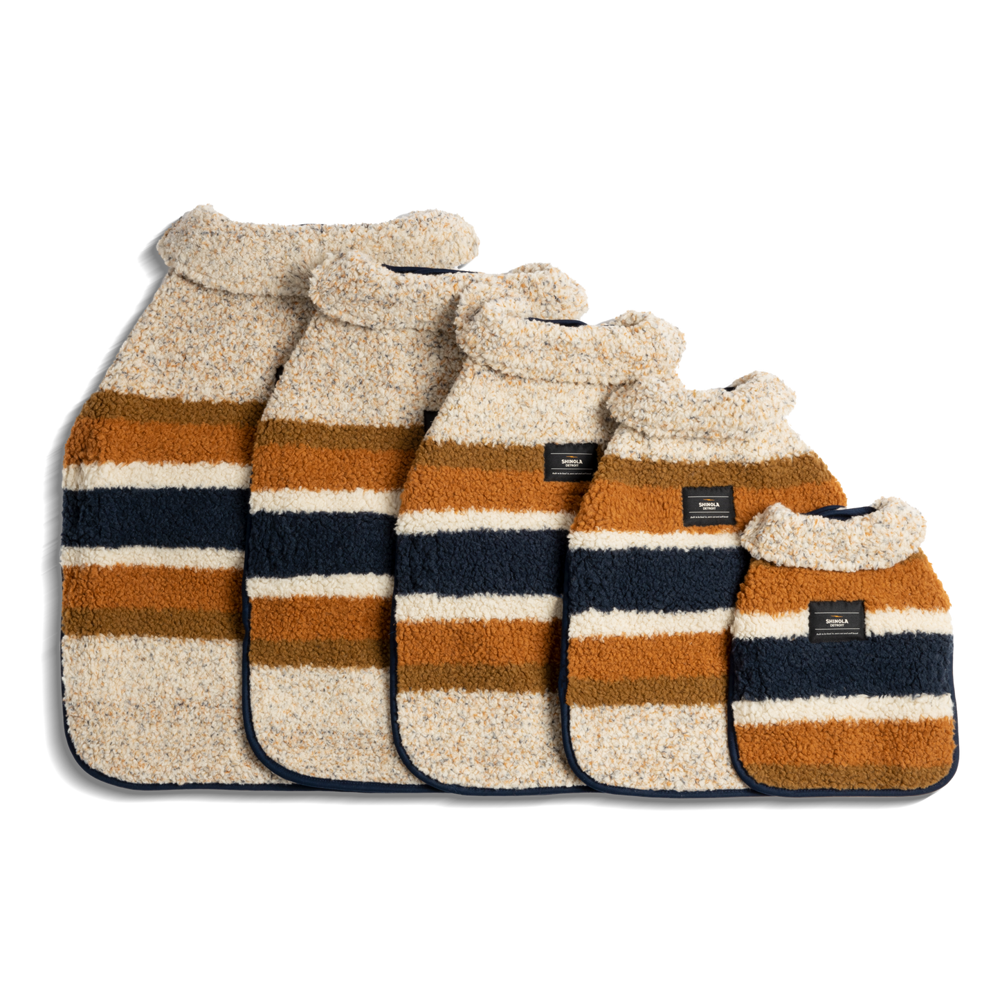 Dog Coat - Brand Stripe Ombre
