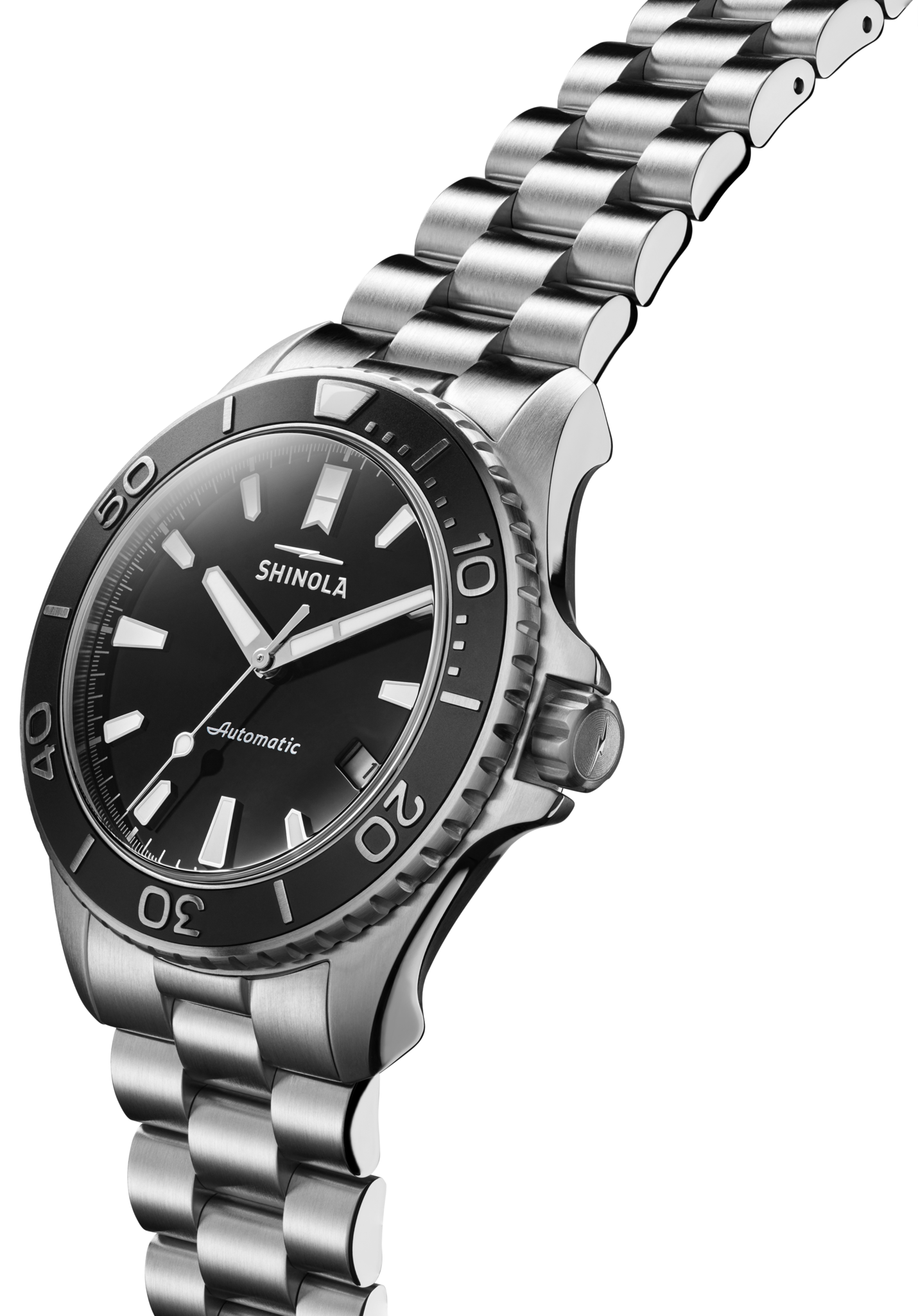 Lake Superior Monster Automatic Watch - Glossy Black