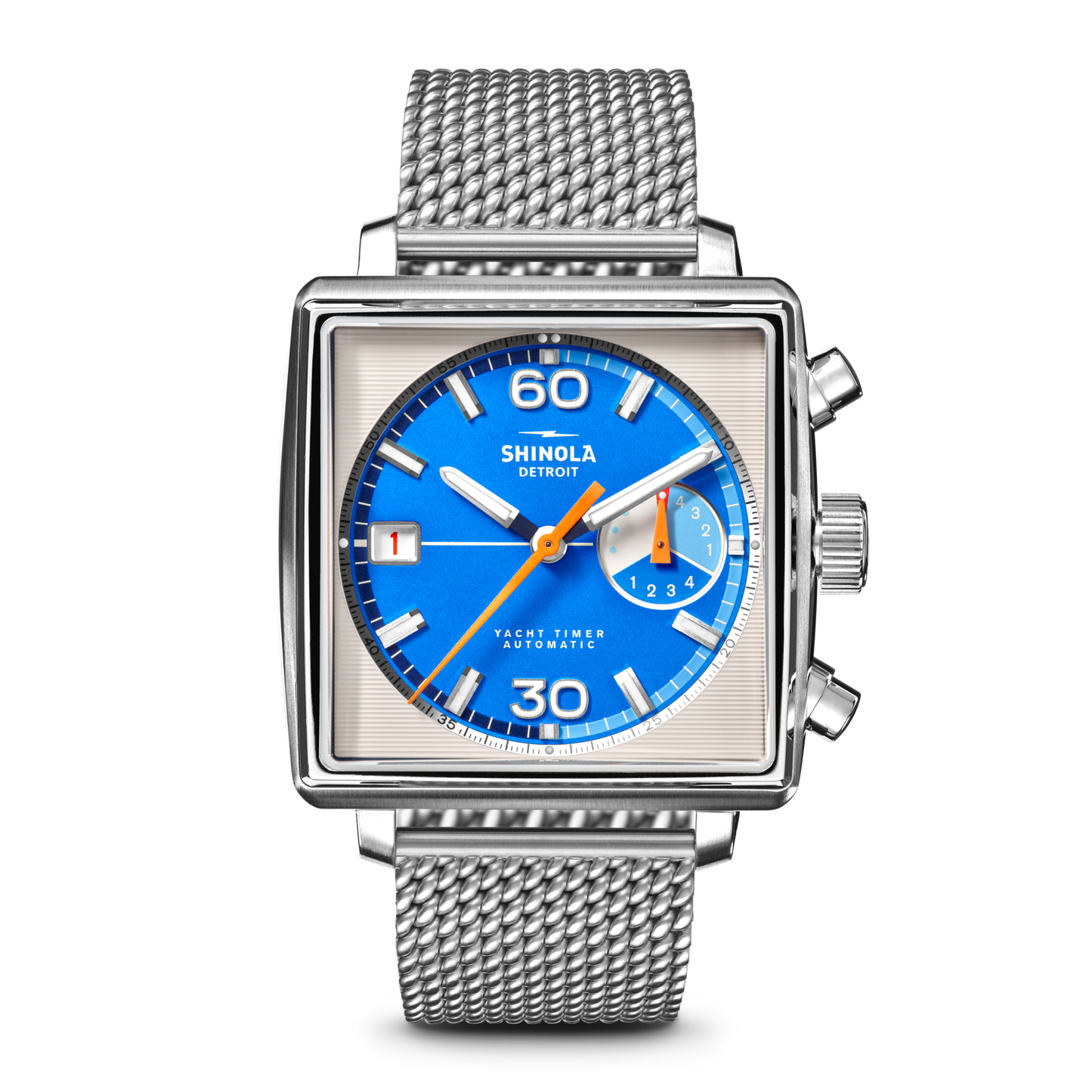 Mackinac Automatic Watch - Off-White / Bermuda Blue