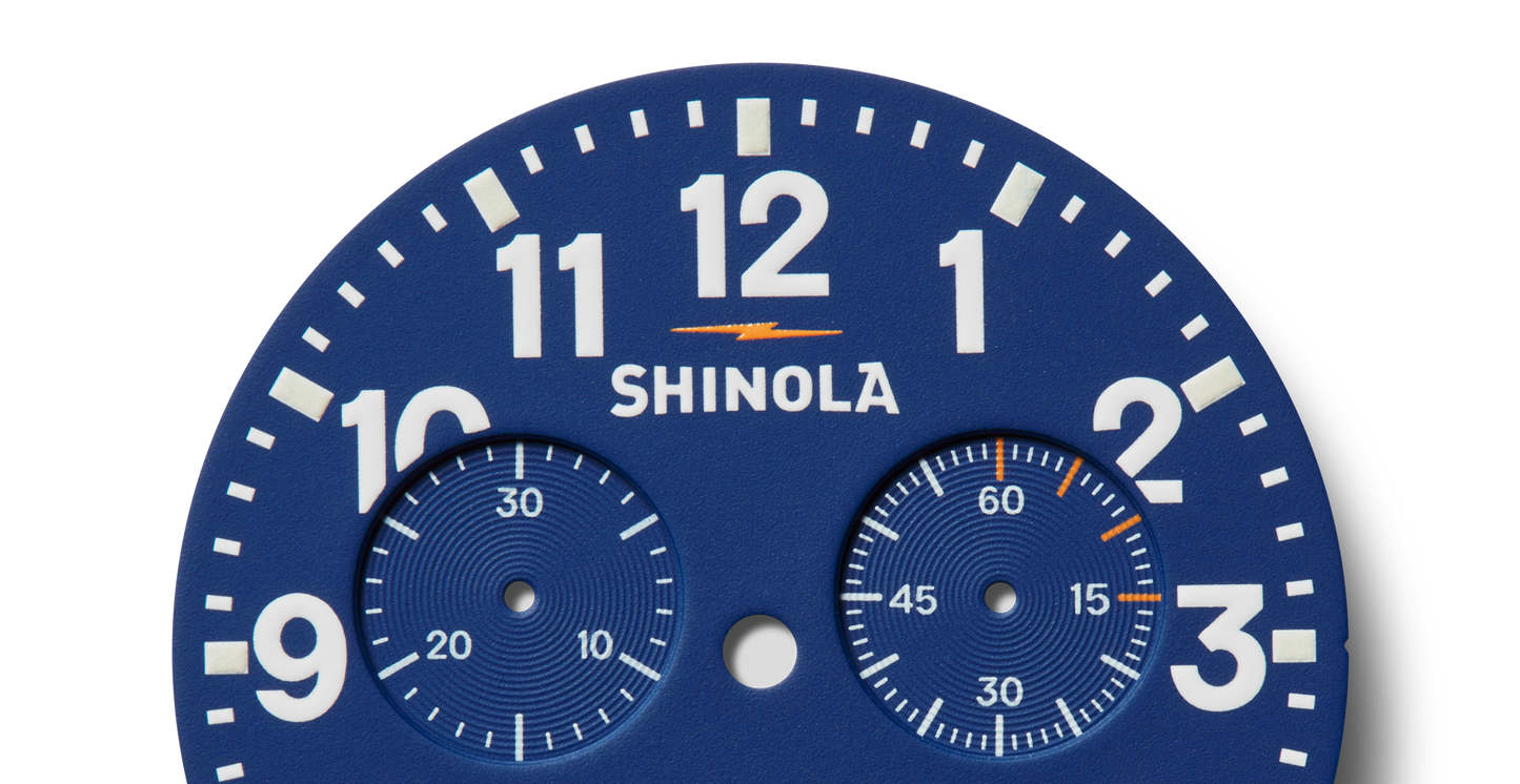 Runwell Chronograph Watch - Blue