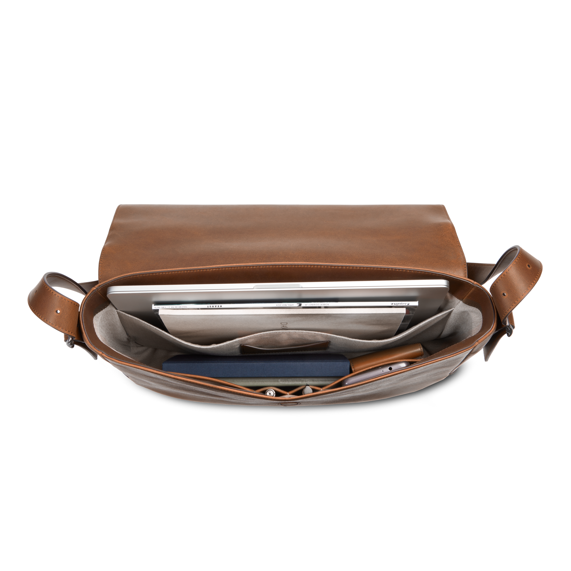 Runwell Messenger Bag - Medium Brown