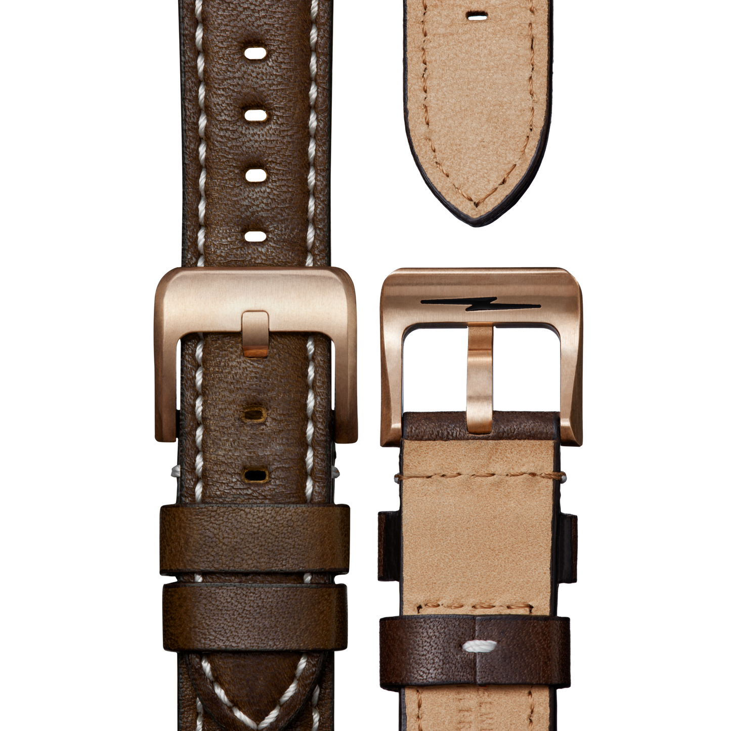 QR Strap: 20/18 Smooth Essex, CN, TT Classic, BrBrz - Deep Brown