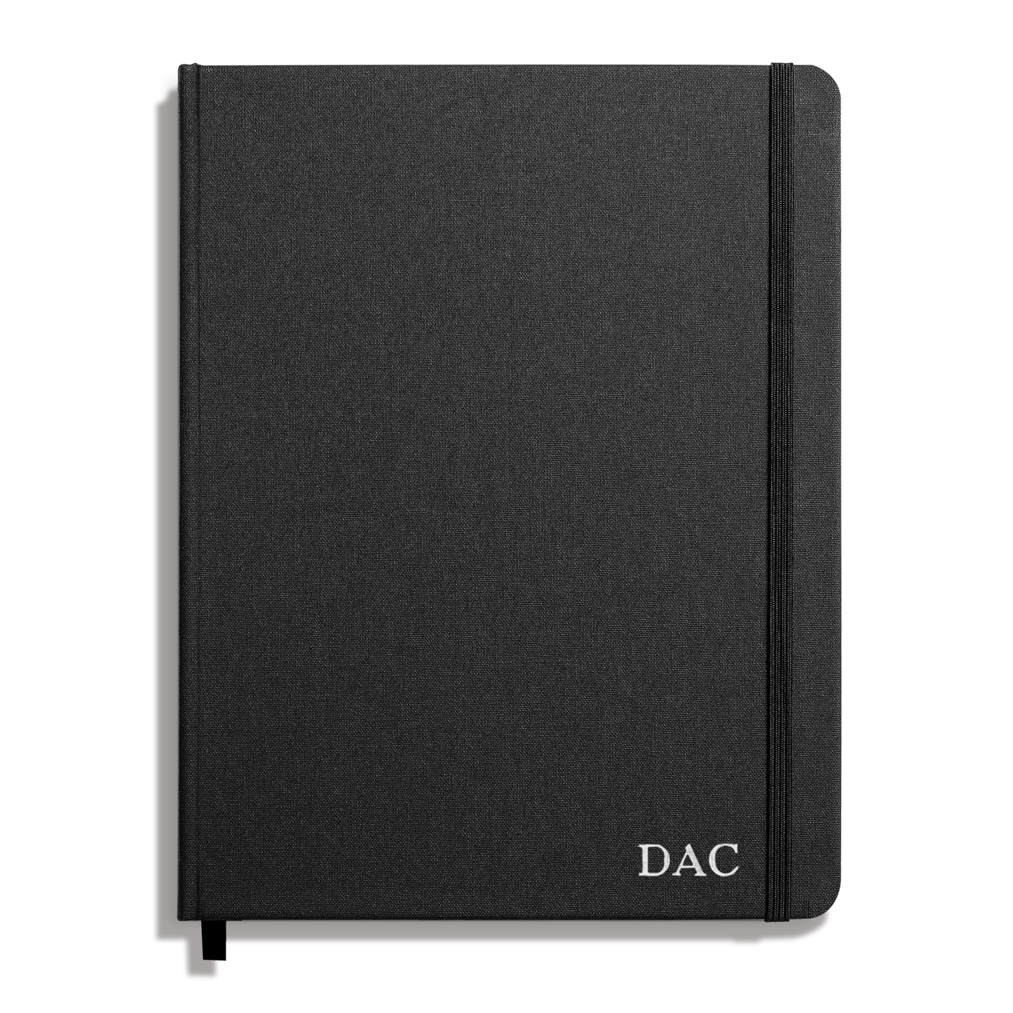 Large Hard Plain Journal - Black