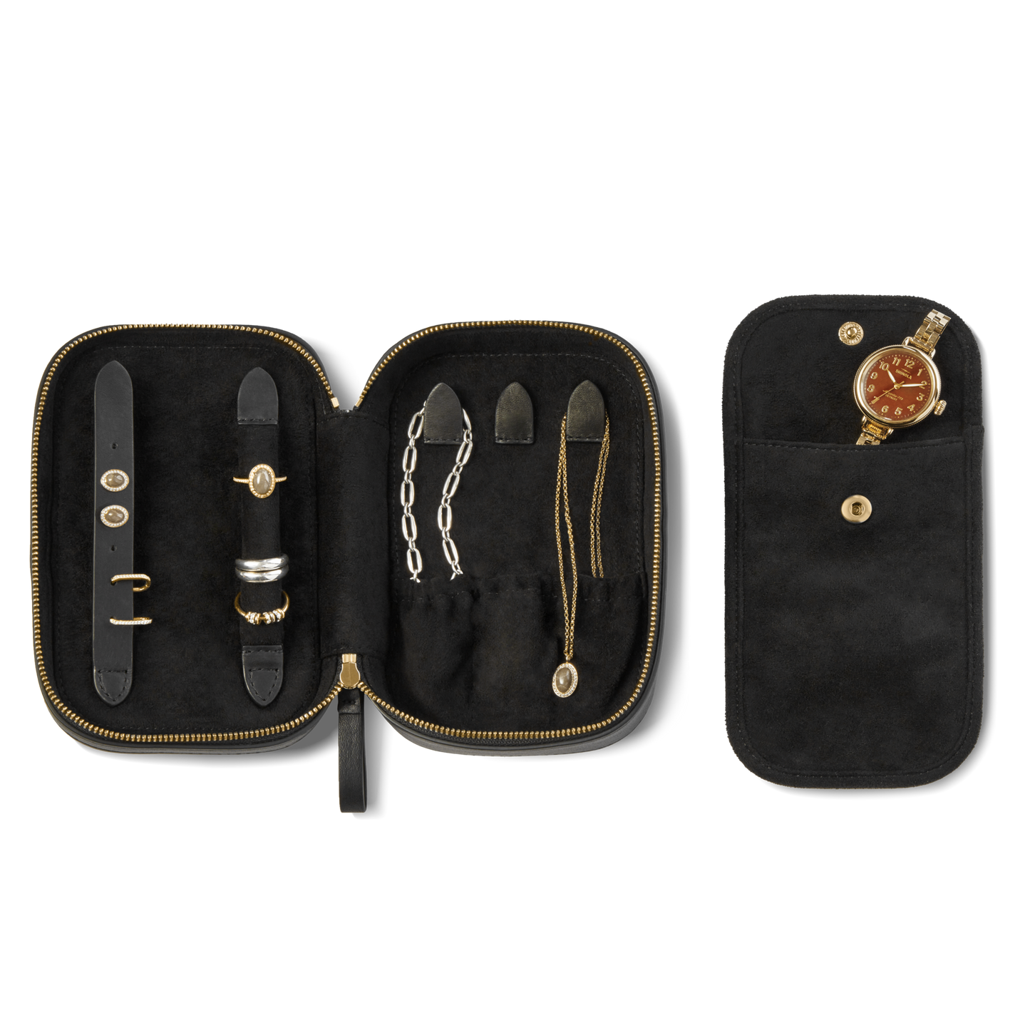 Travel Jewelry Case - Black