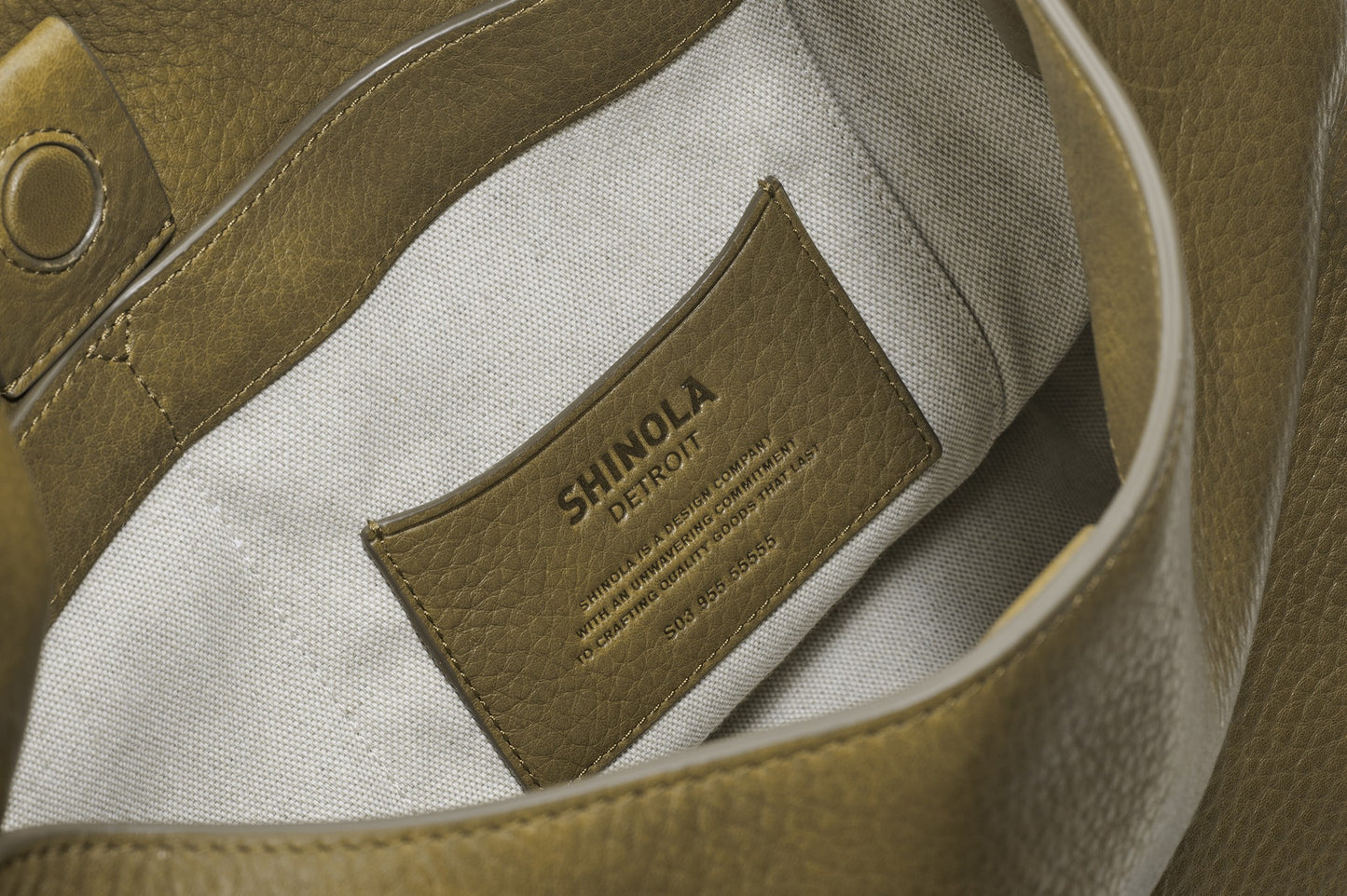 Snap Shoulder Bag - Olive