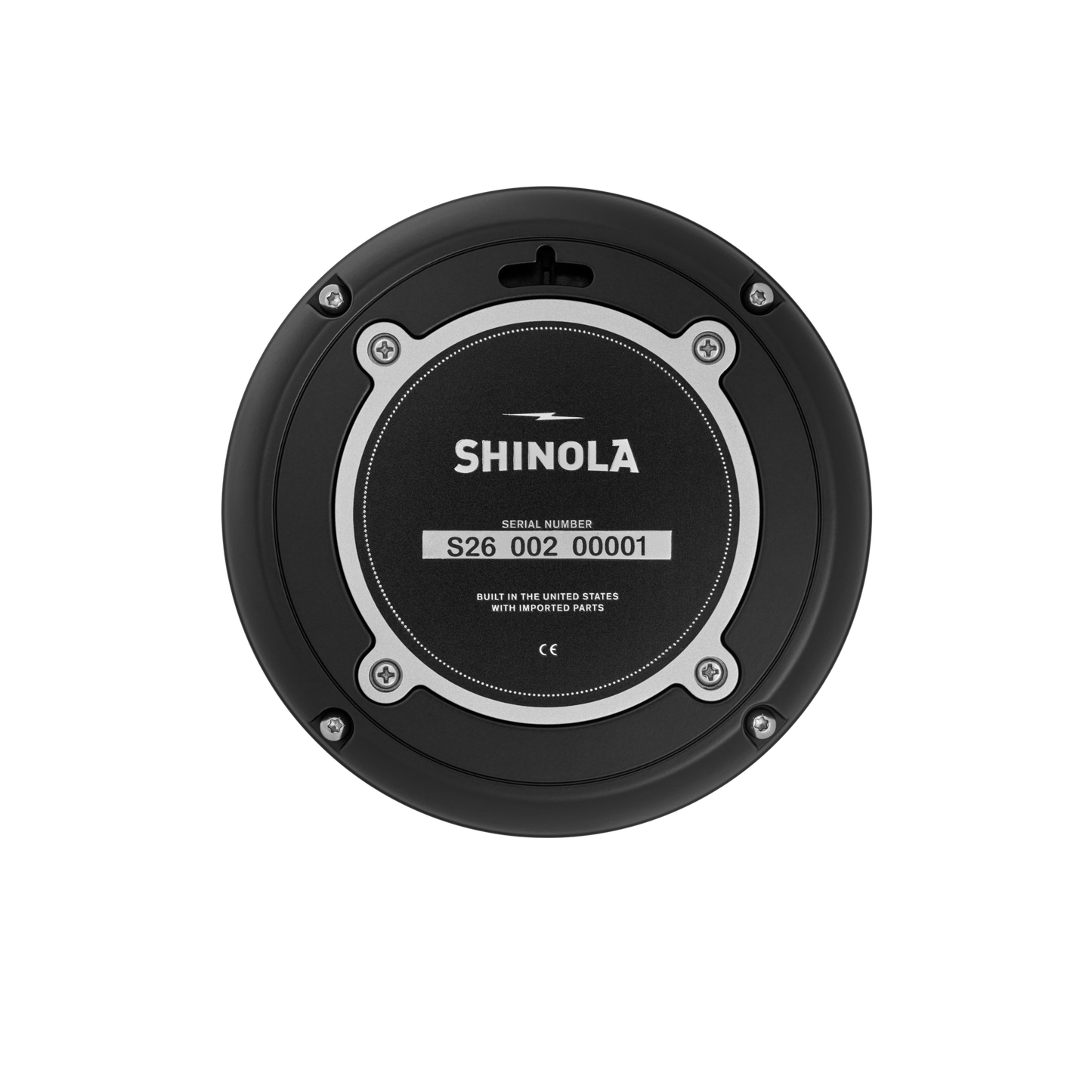 6" Runwell Clock - Black