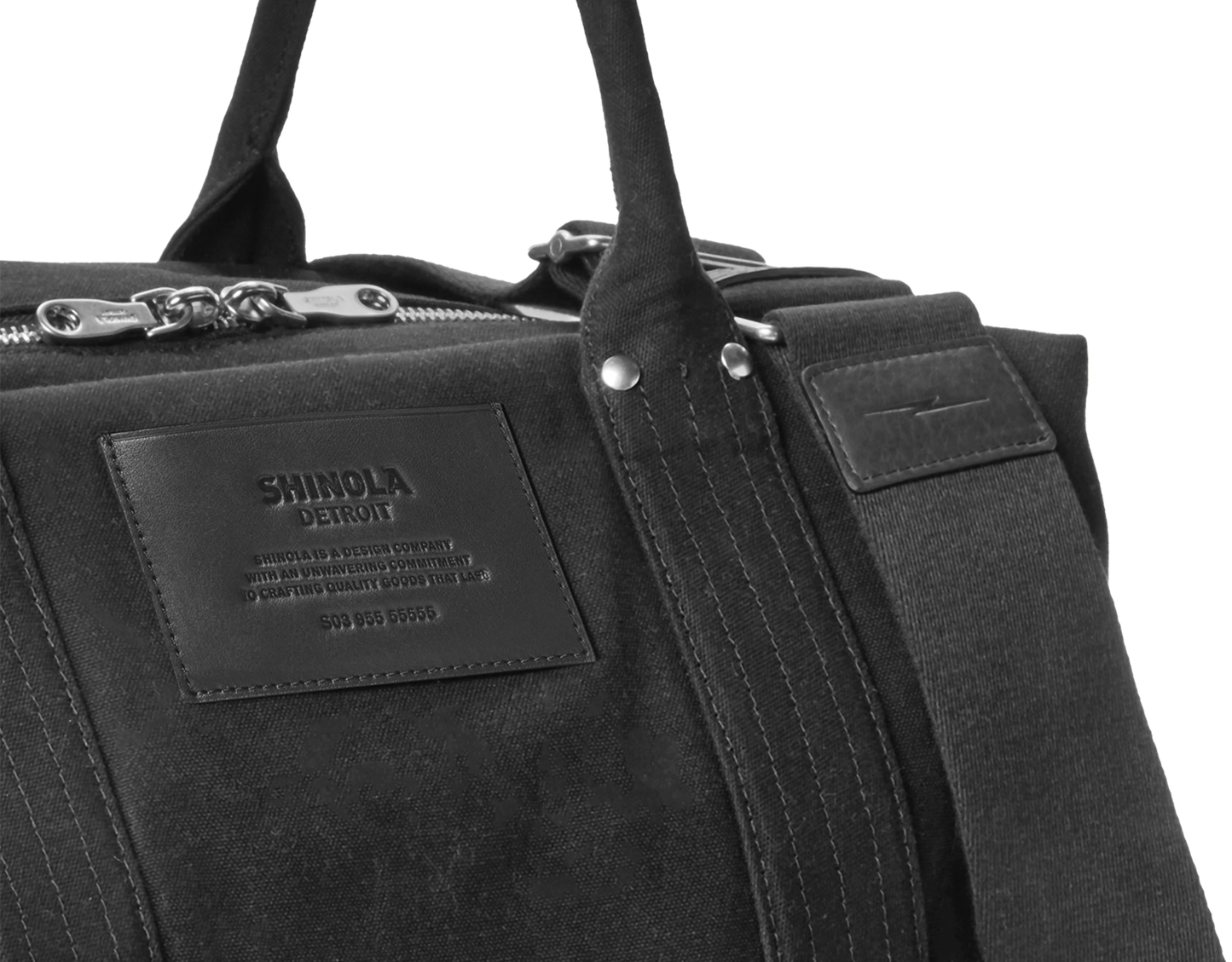 Runabout Holdall Canvas Bag - Black
