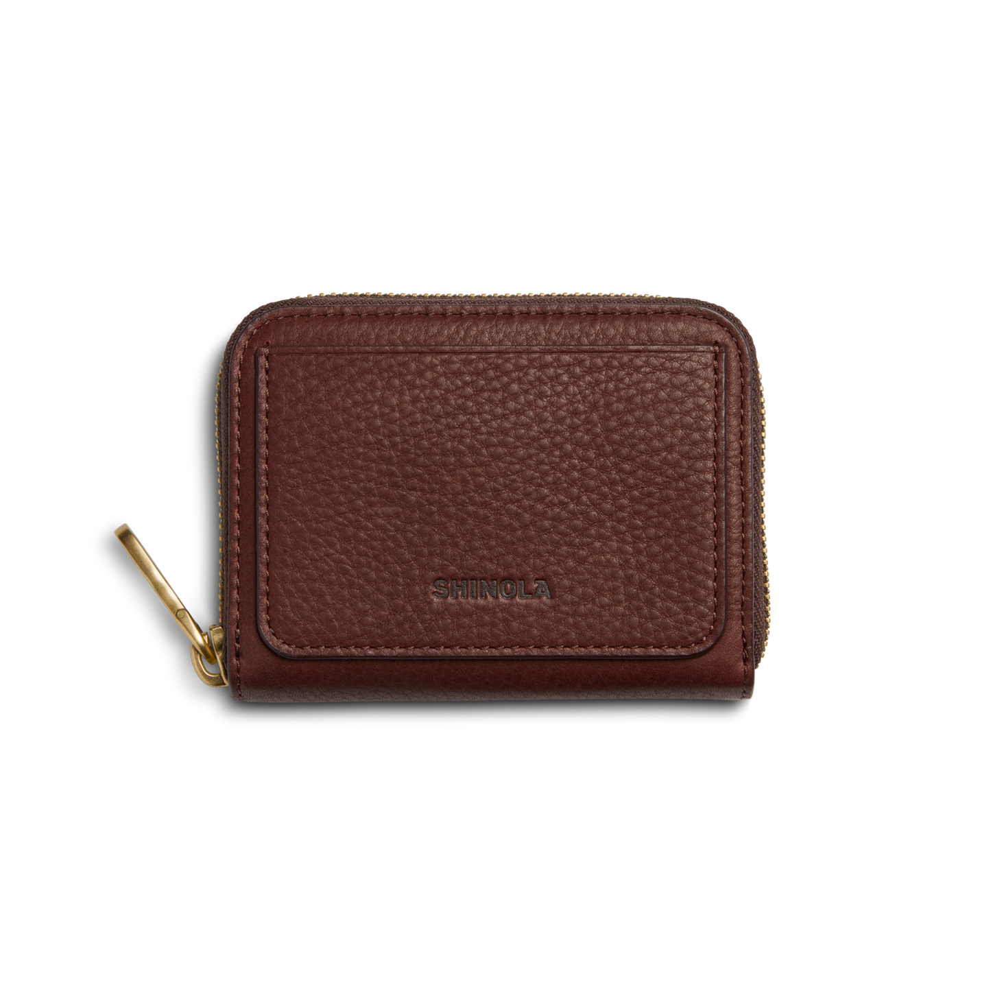 Pocket Small Zip Around Wallet - Merlot