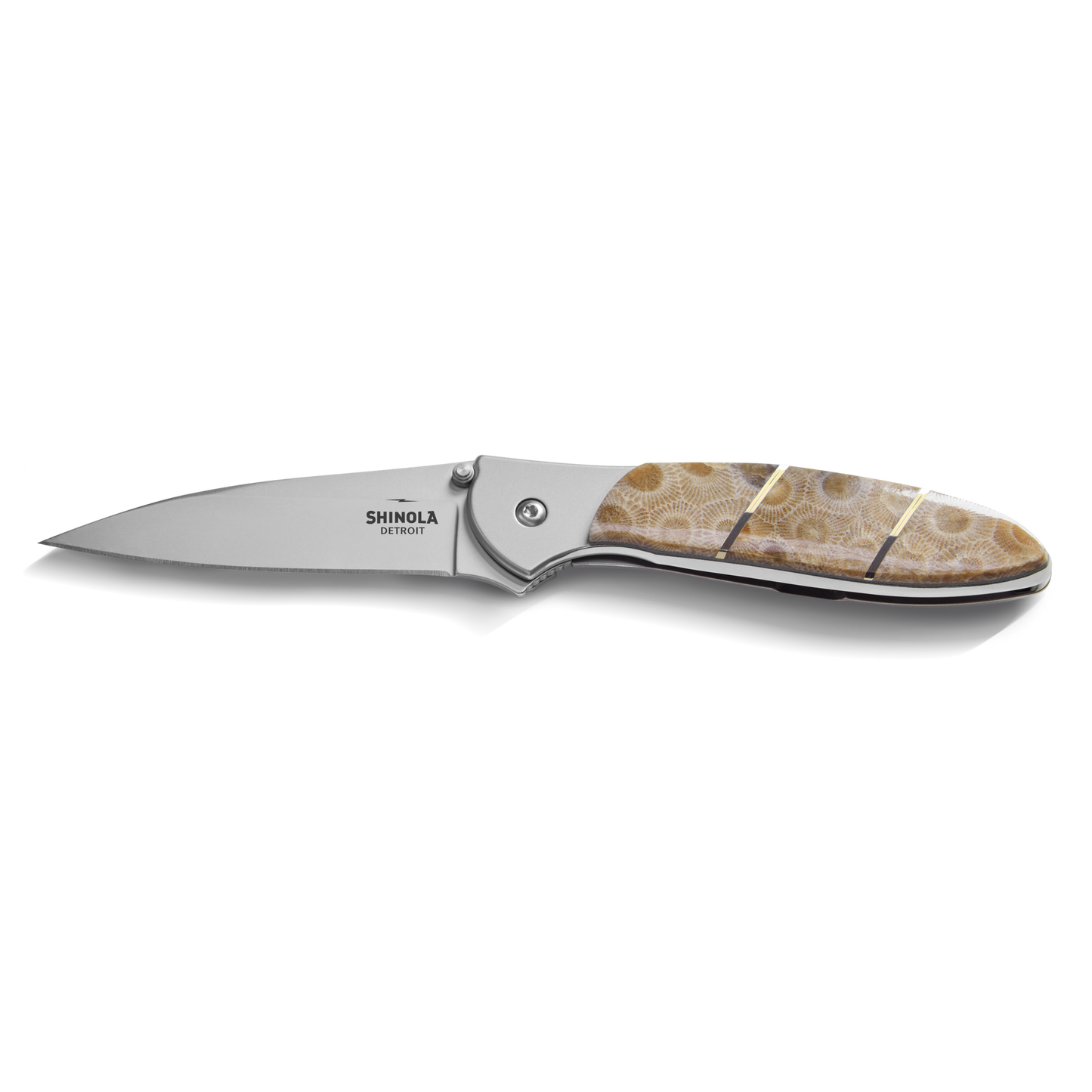 Shinola + Kershaw Petoskey Stone Pocket Knife - Petoskey
