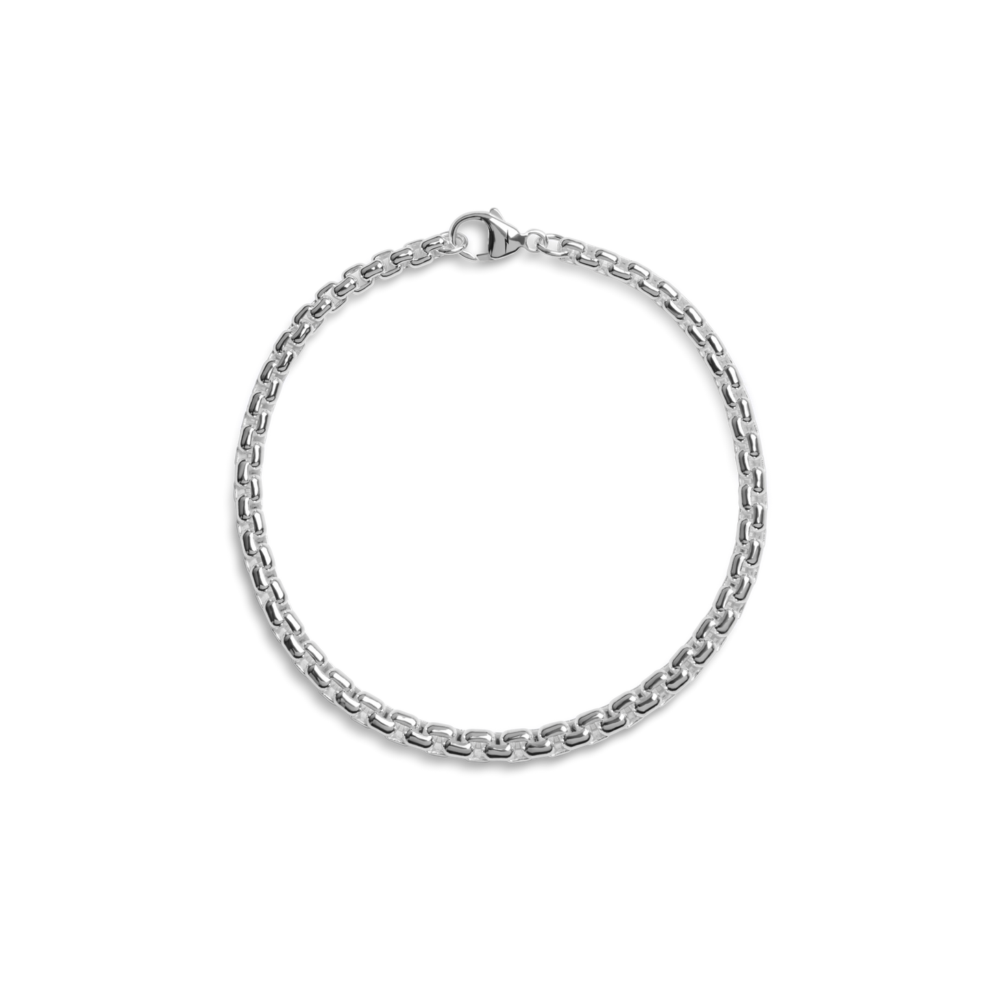 4mm Box Chain Bracelet