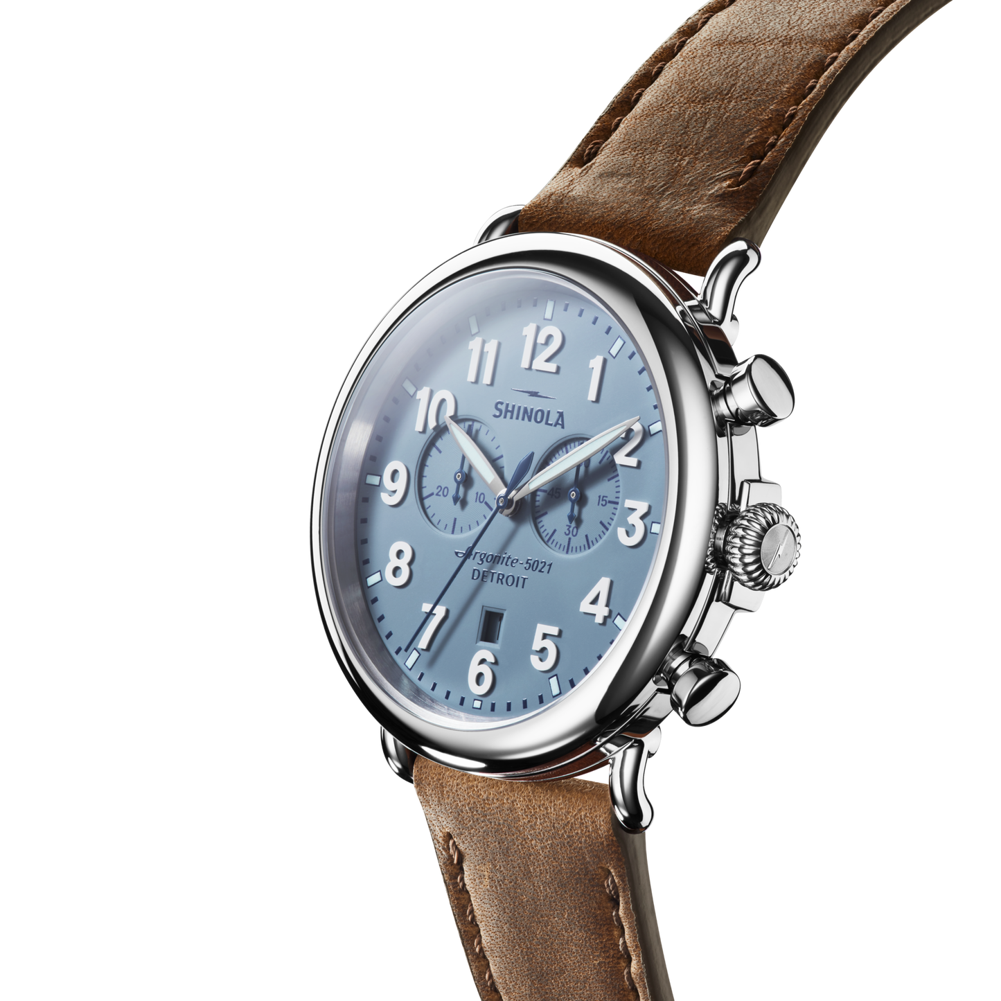 Runwell Chronograph Watch - Slate Blue