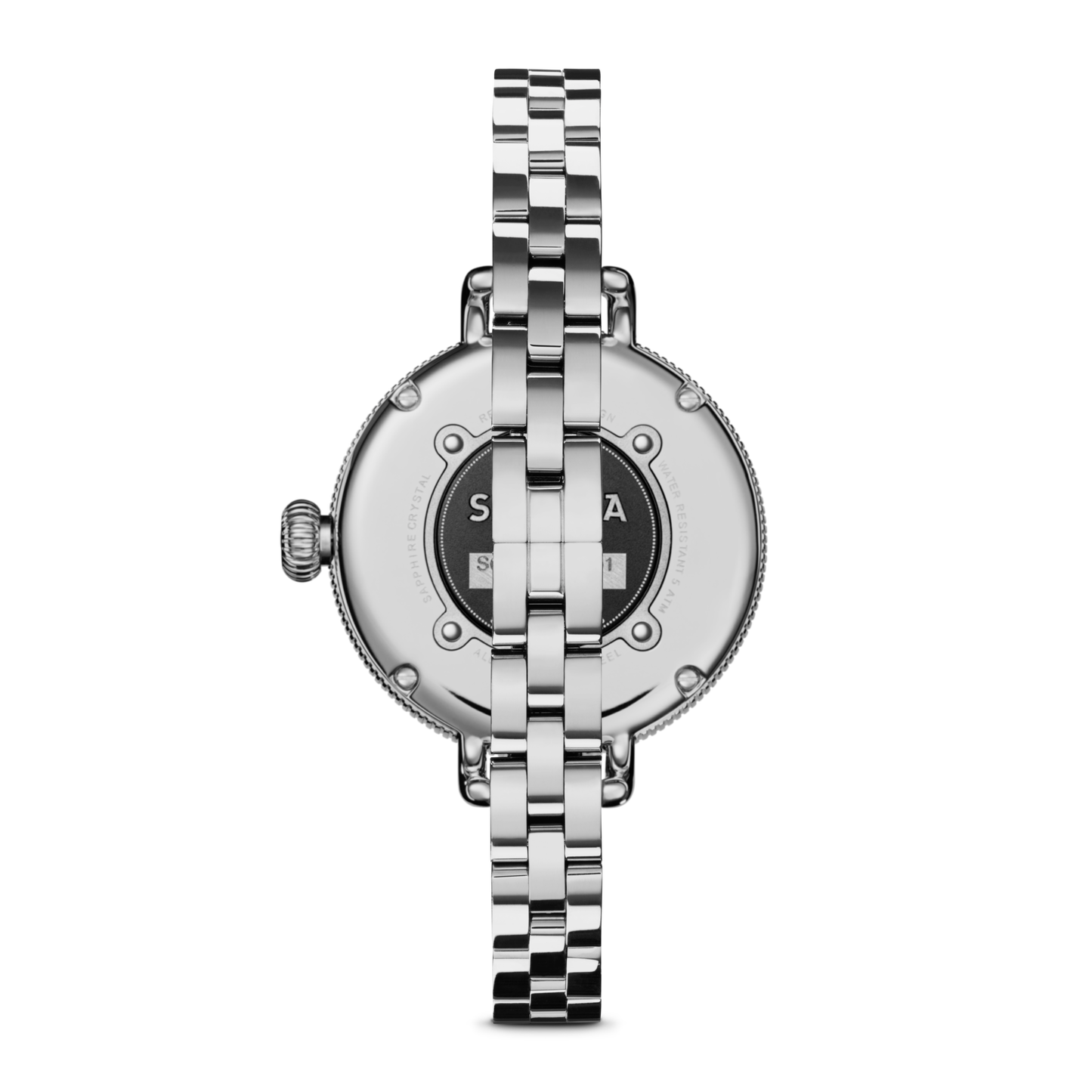Birdy Moon Phase Watch - Light Silver