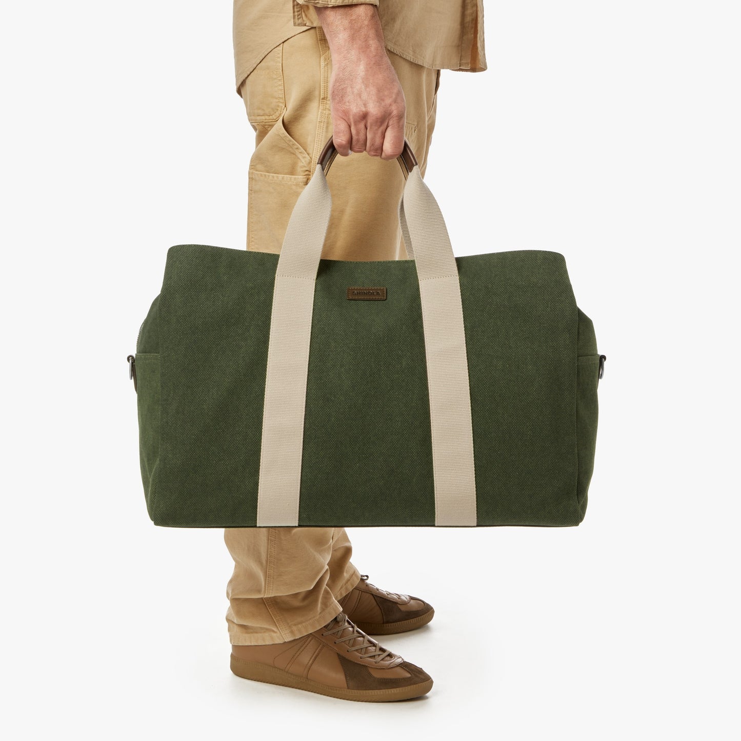 Runwell Canvas Duffle Bag - Olive