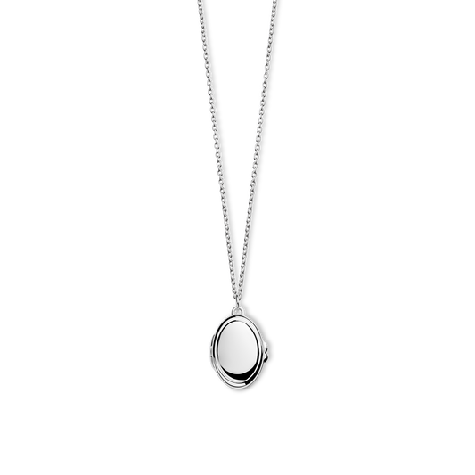 Heirloom Petite Locket Necklace - Sterling Silver