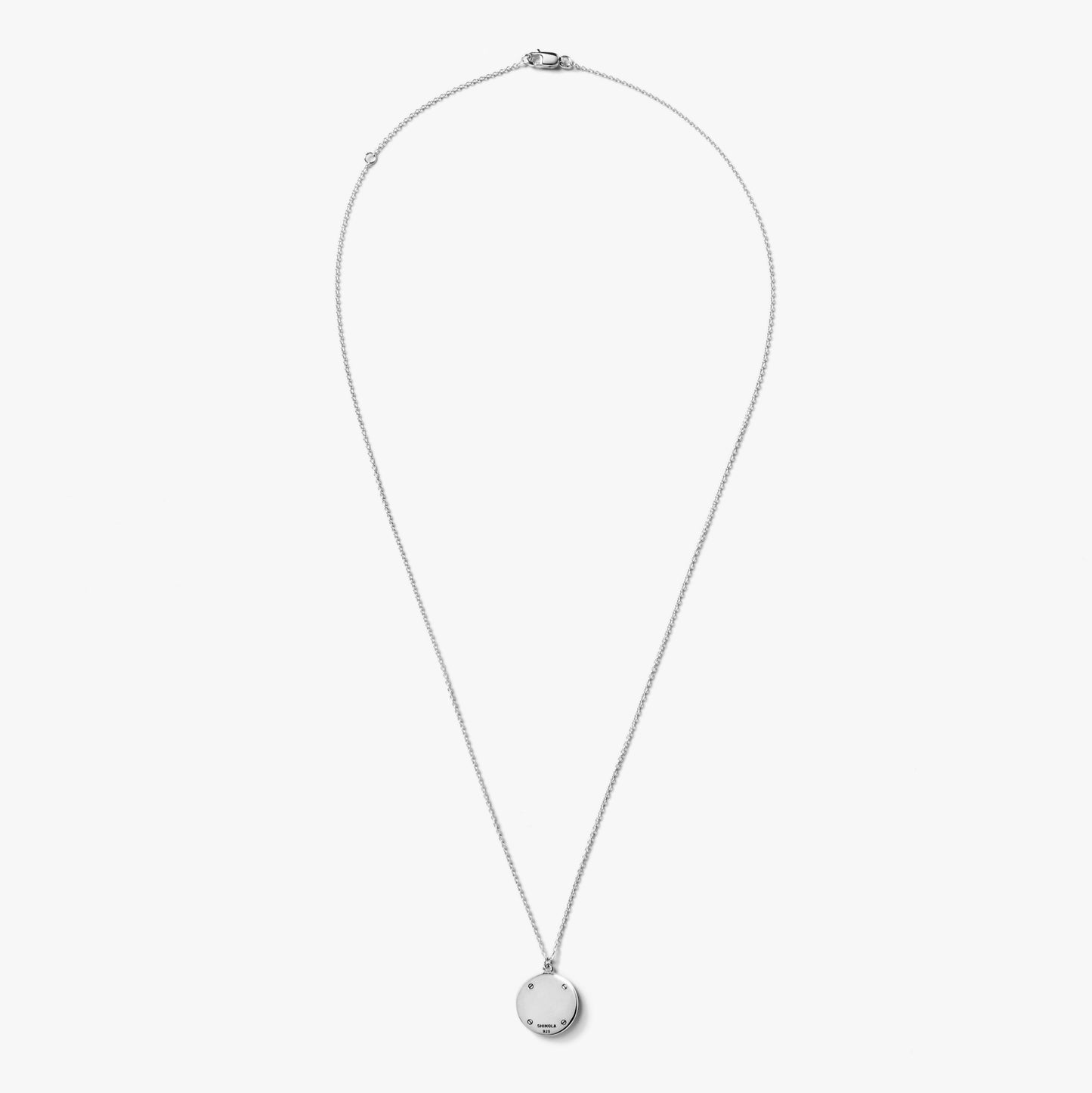 Heirloom Mother of Pearl Pendant Necklace - Sterling Silver