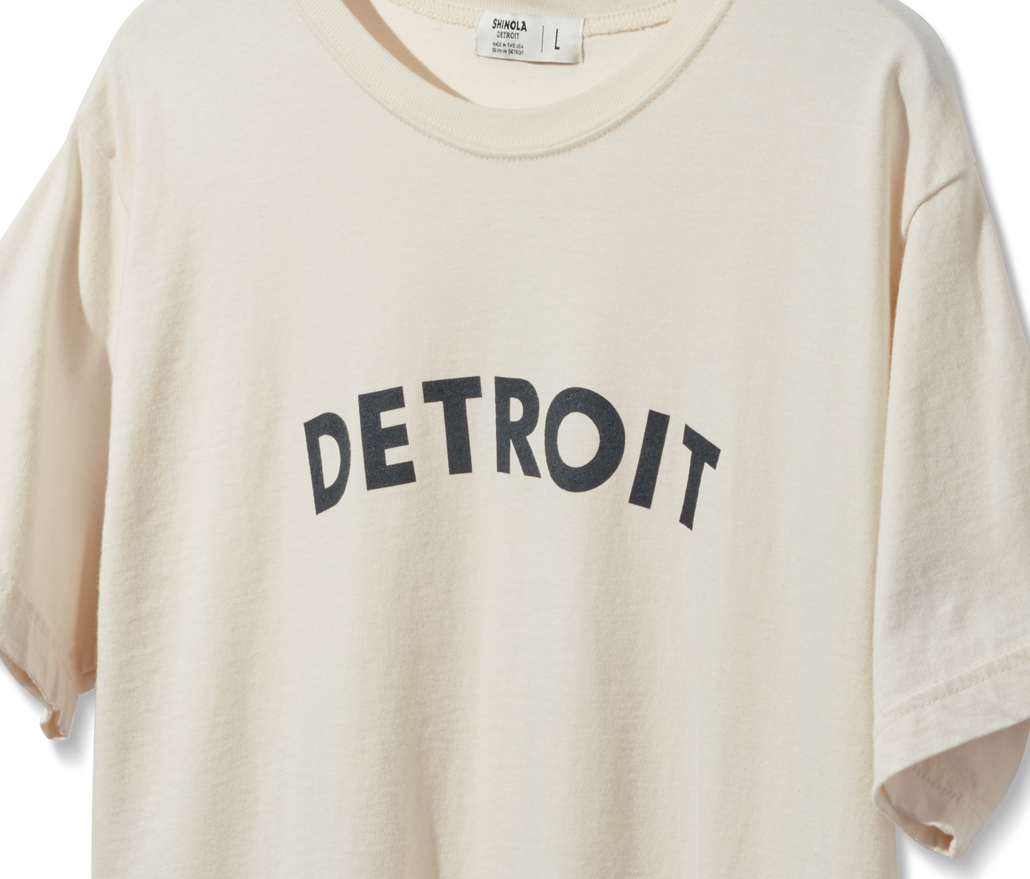 Detroit Graphic T Shirt - Cream