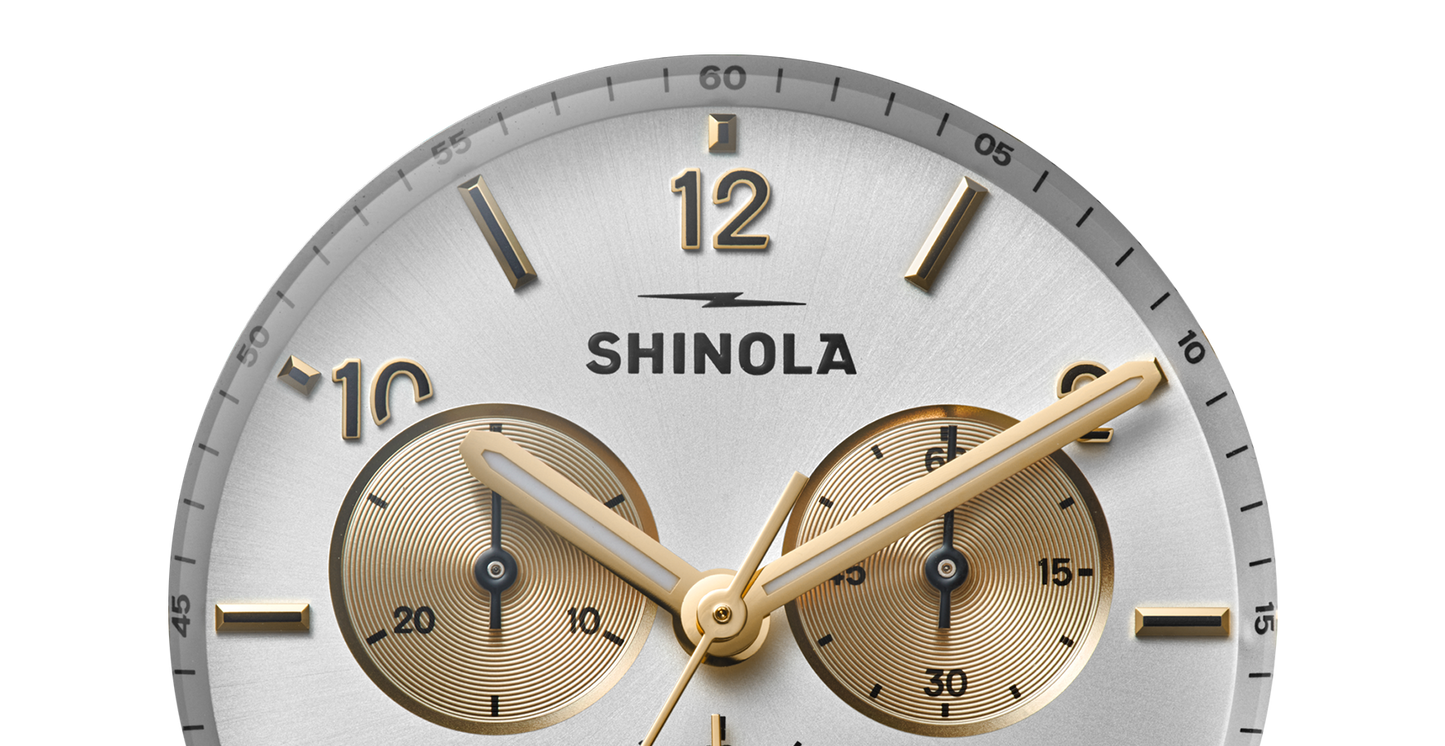 Canfield Sport Chronograph Watch - Silver