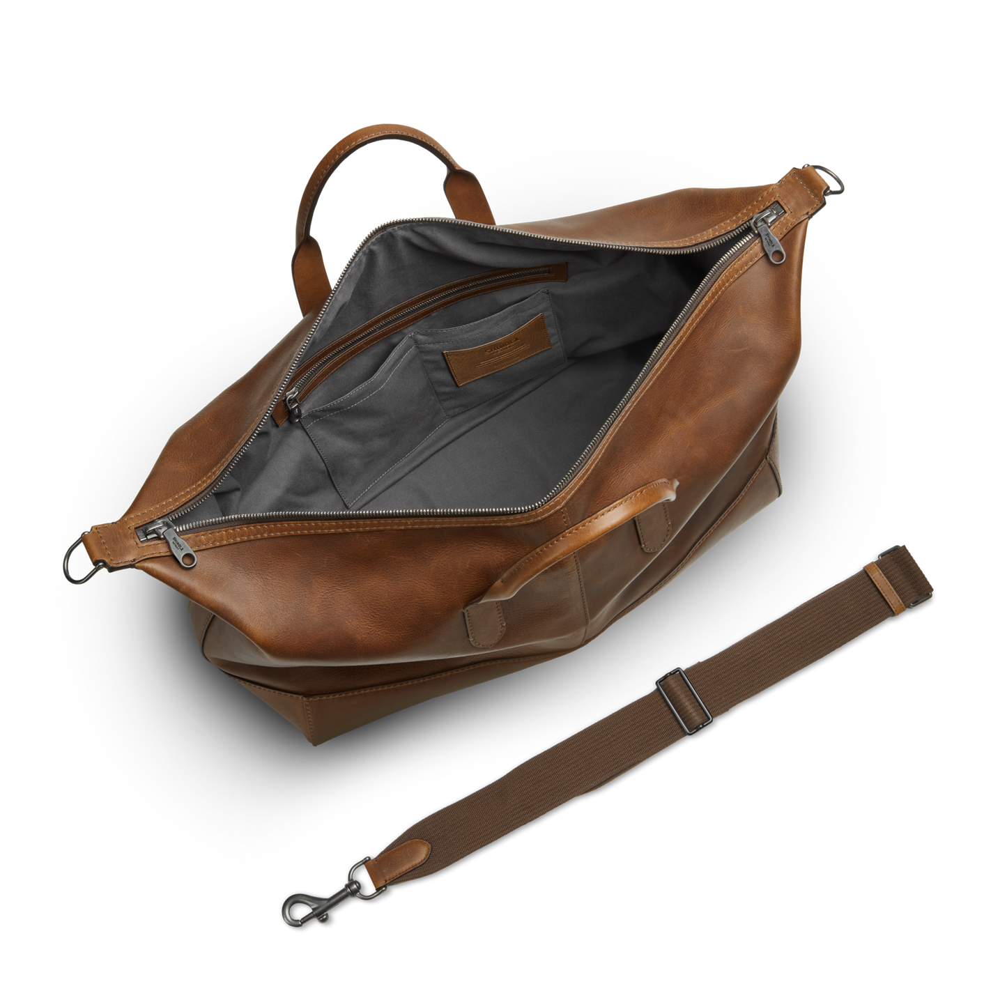 Canfield Classic Holdall - Medium Brown