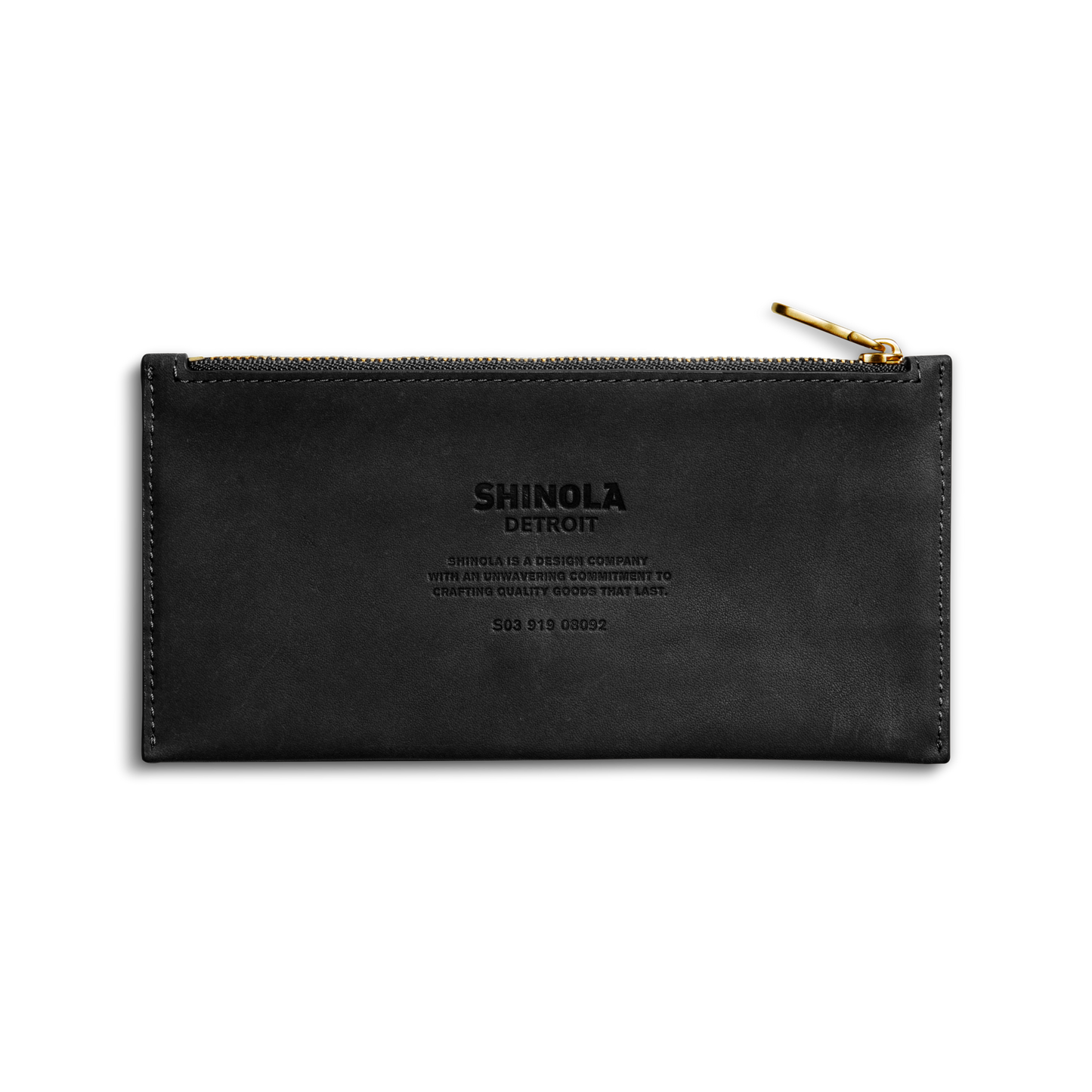 Birdy Large Snap Wallet - Black