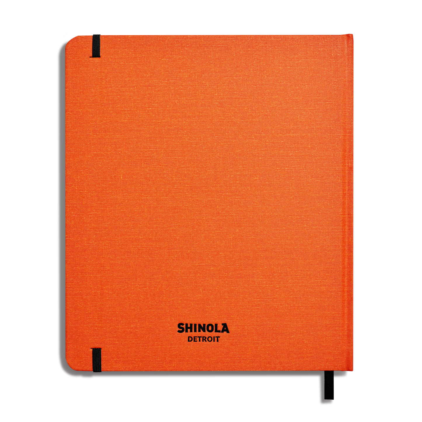 Large Hard Plain Sketchbook - Bold Orange