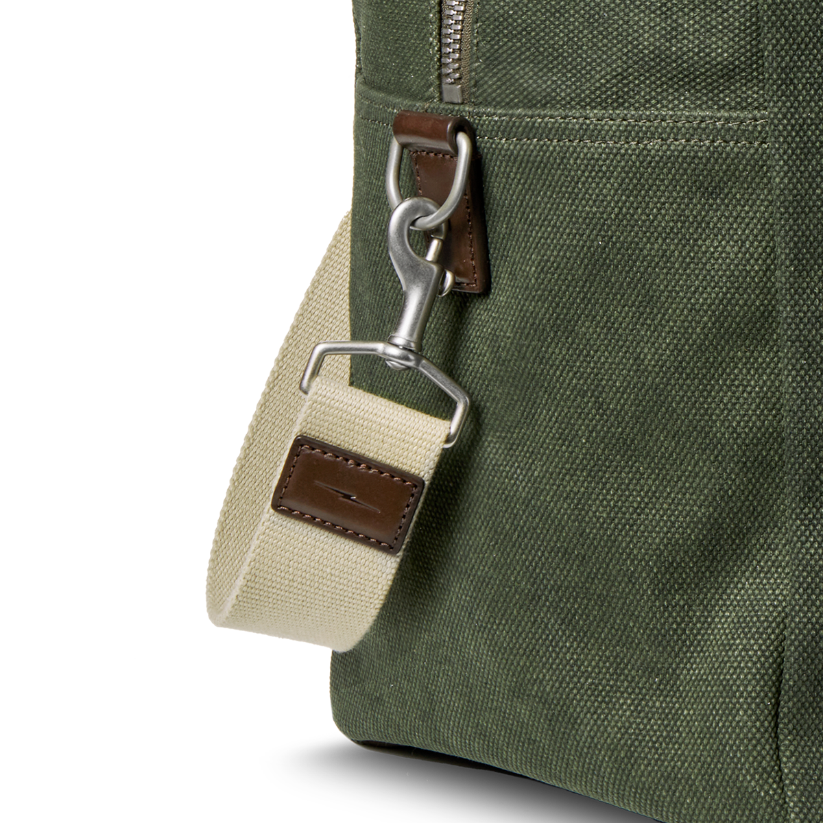 Runwell Canvas Duffle Bag - Olive
