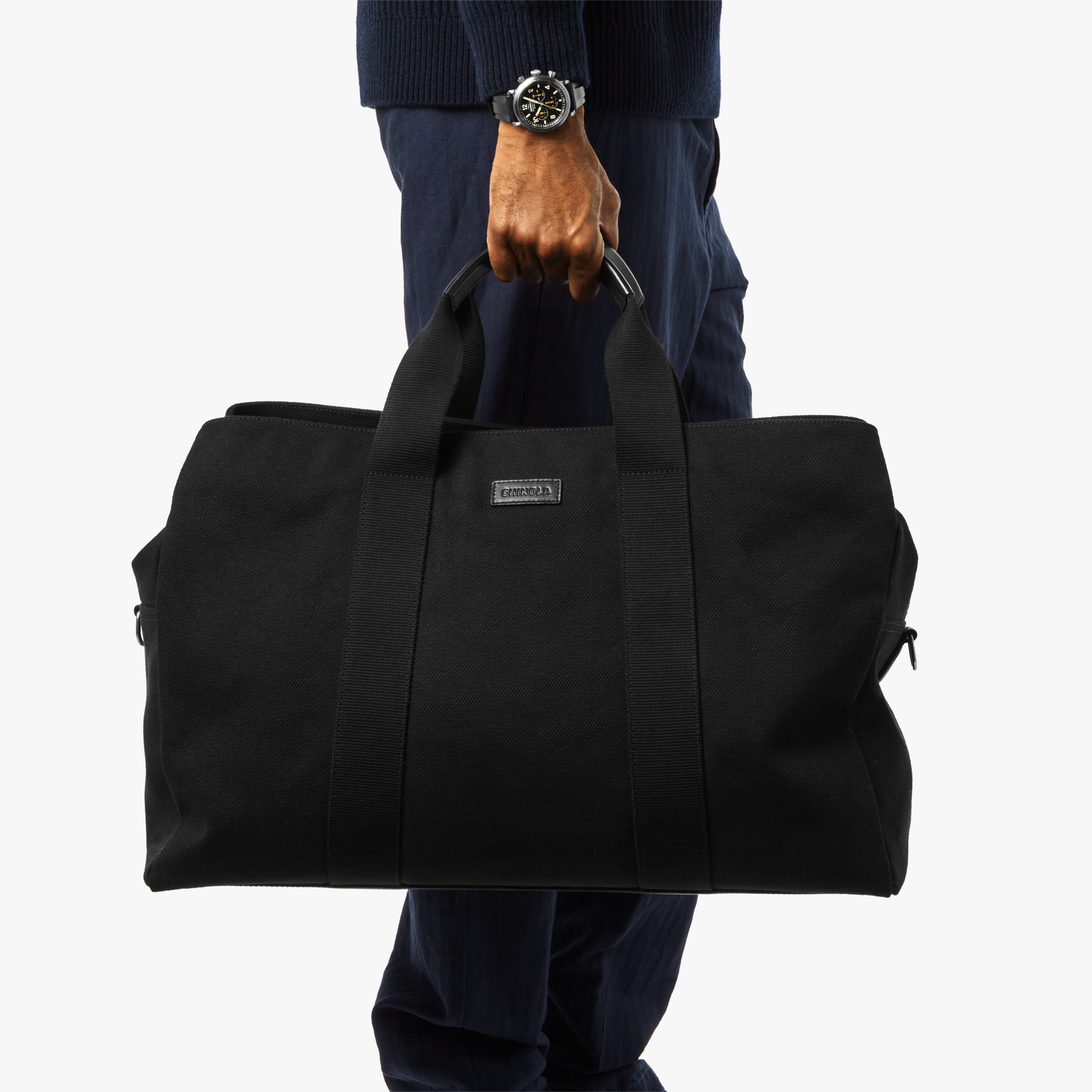 Runwell Canvas Duffle Bag - Black