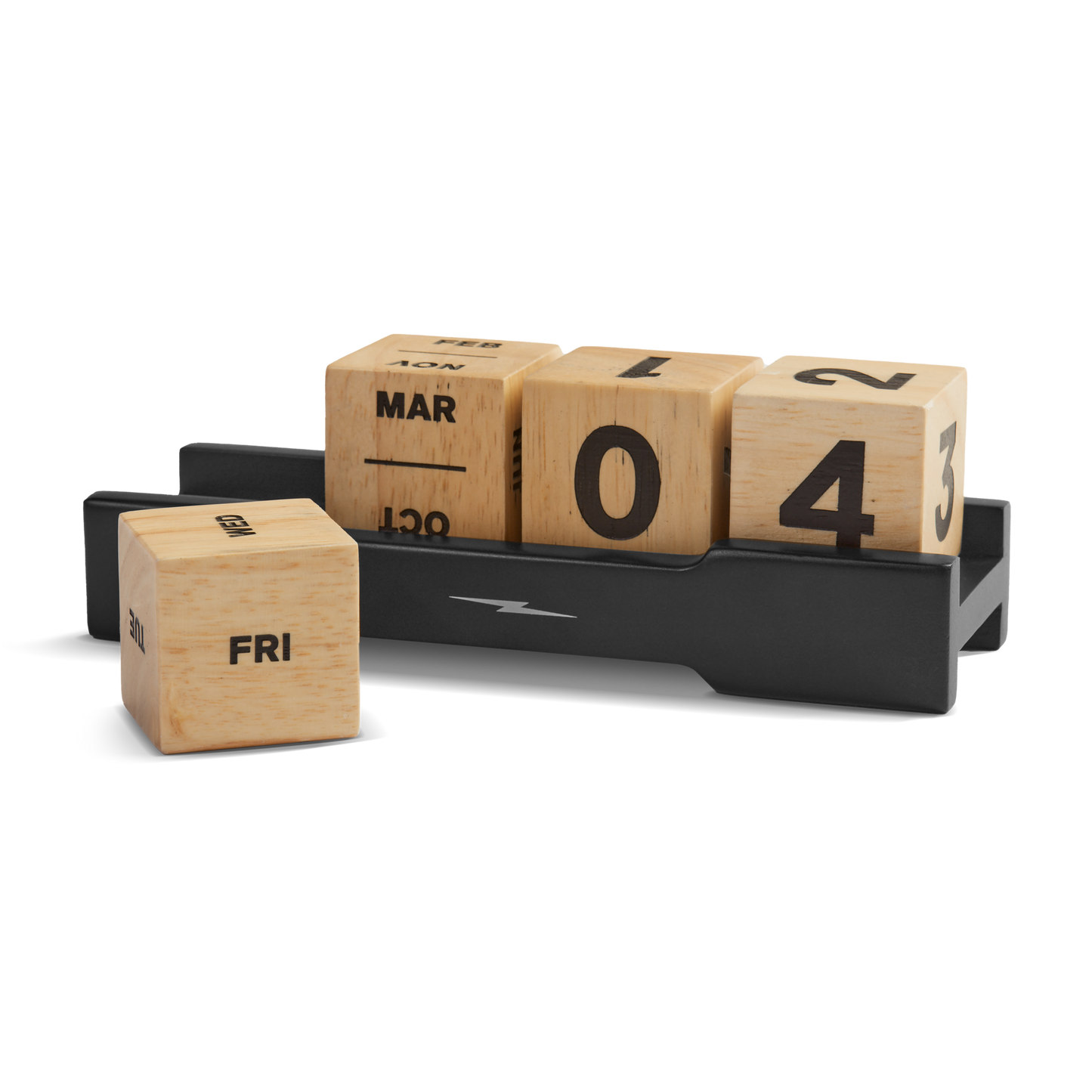 Perpetual Desk Calendar - Natural / Black