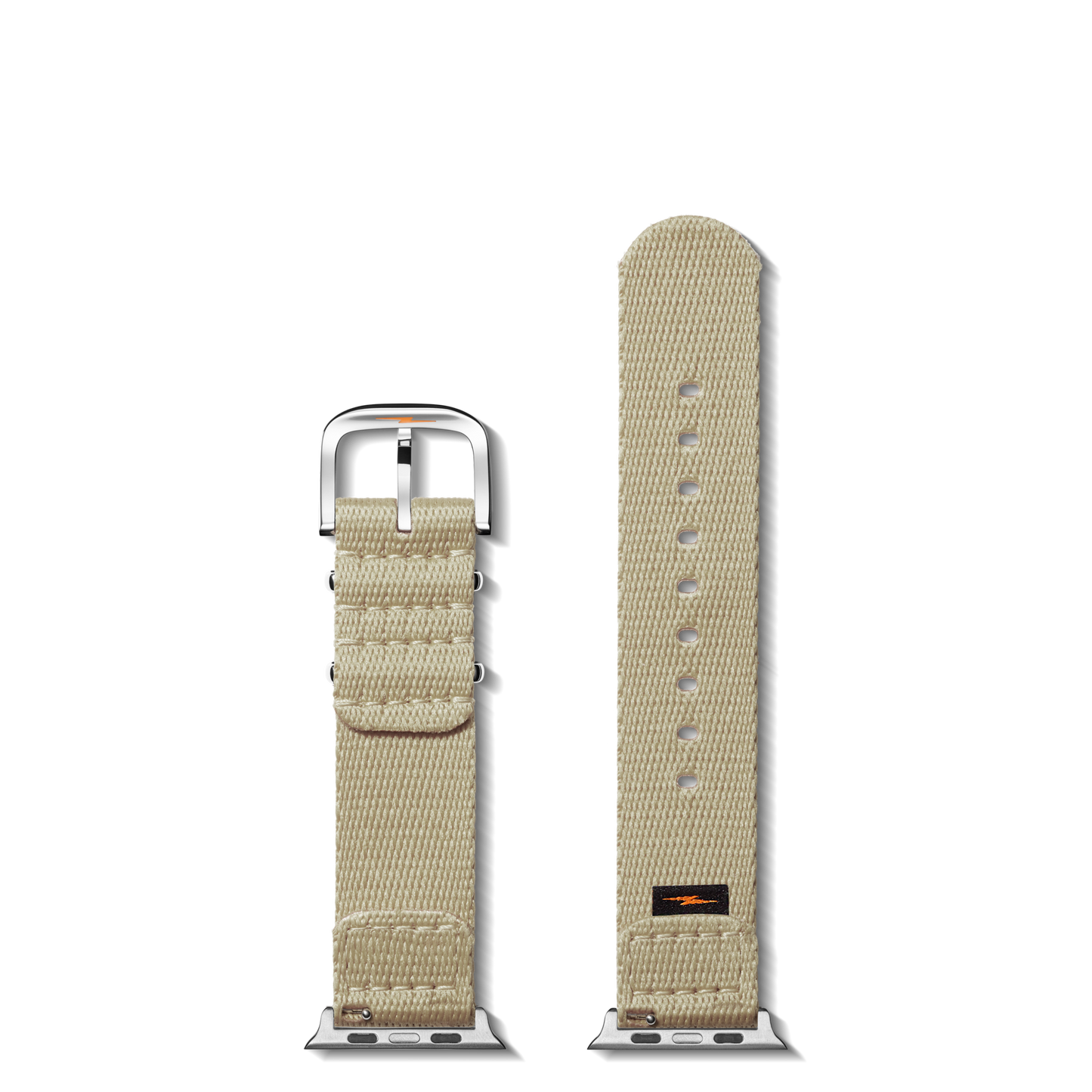 20mm Tan Split Nylon Apple Watch Strap - Tan