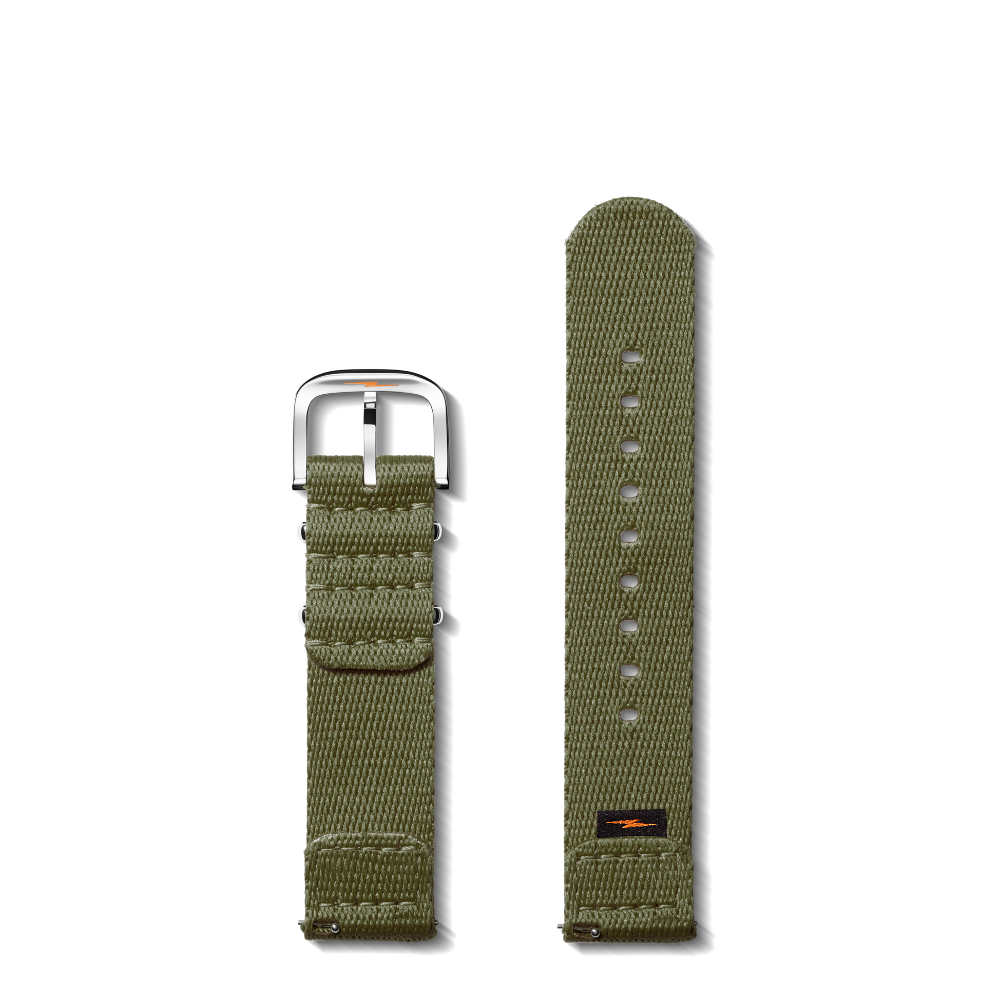 20mm Khaki G10 Nylon Watch Strap - Khaki