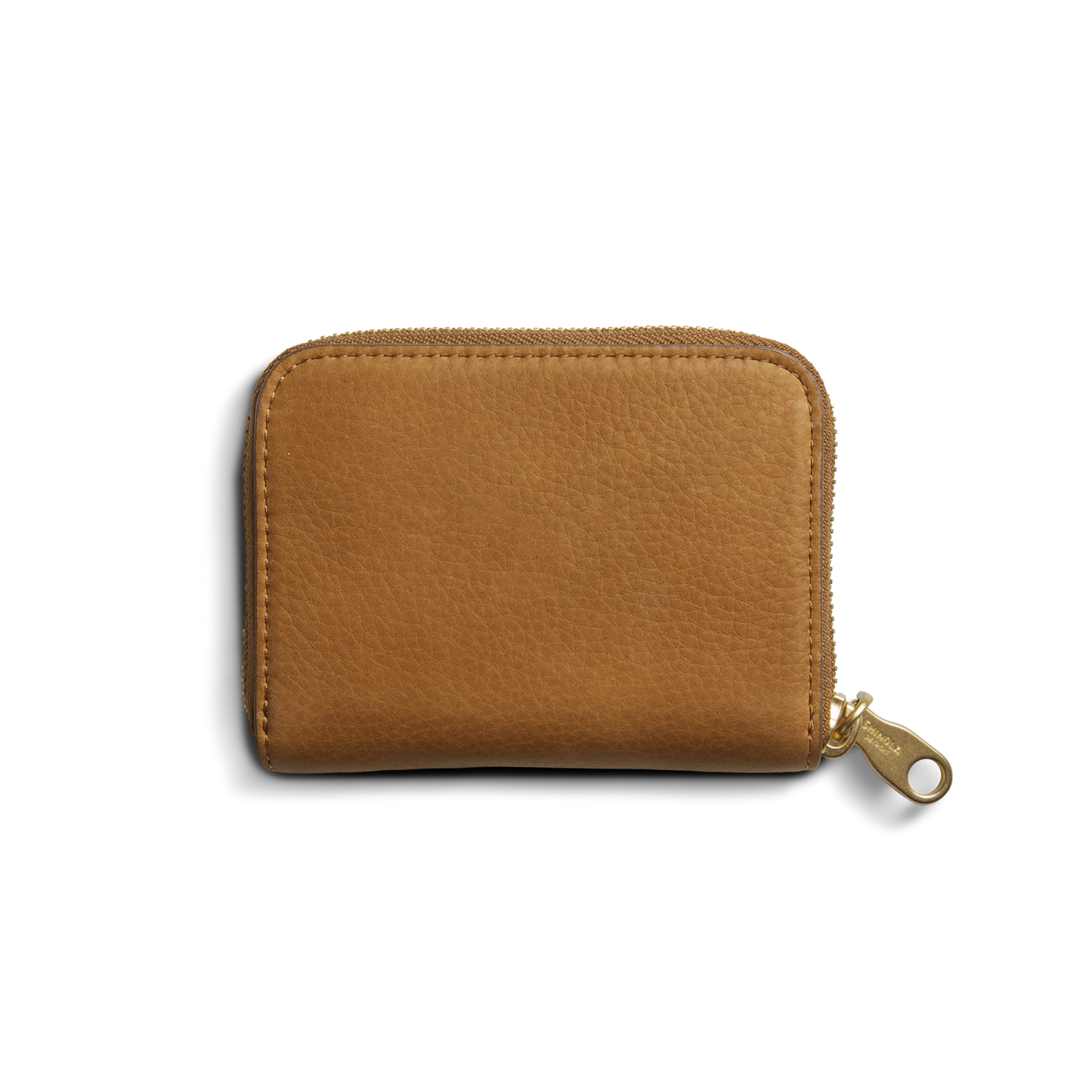 Pocket Small Zip Around Wallet - Tan