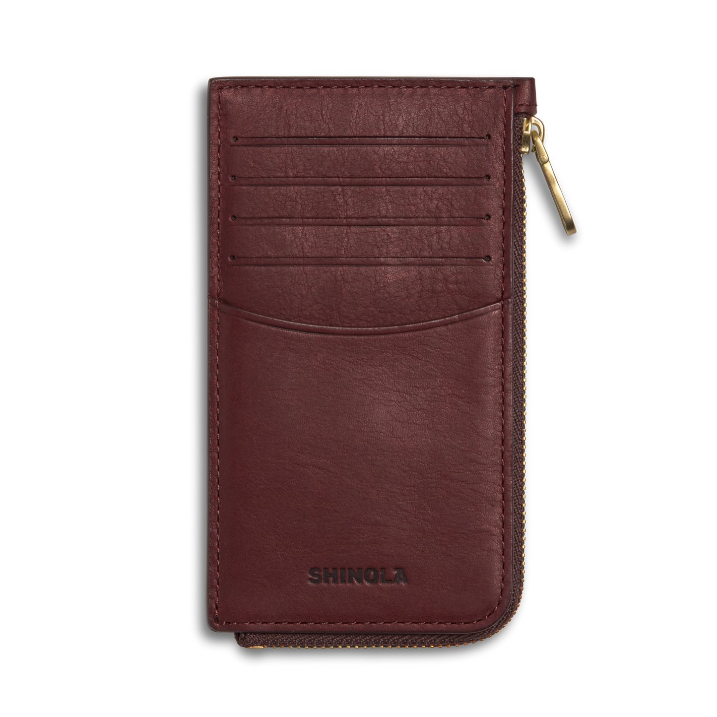 Birdy Zip Around Card Holder - Merlot