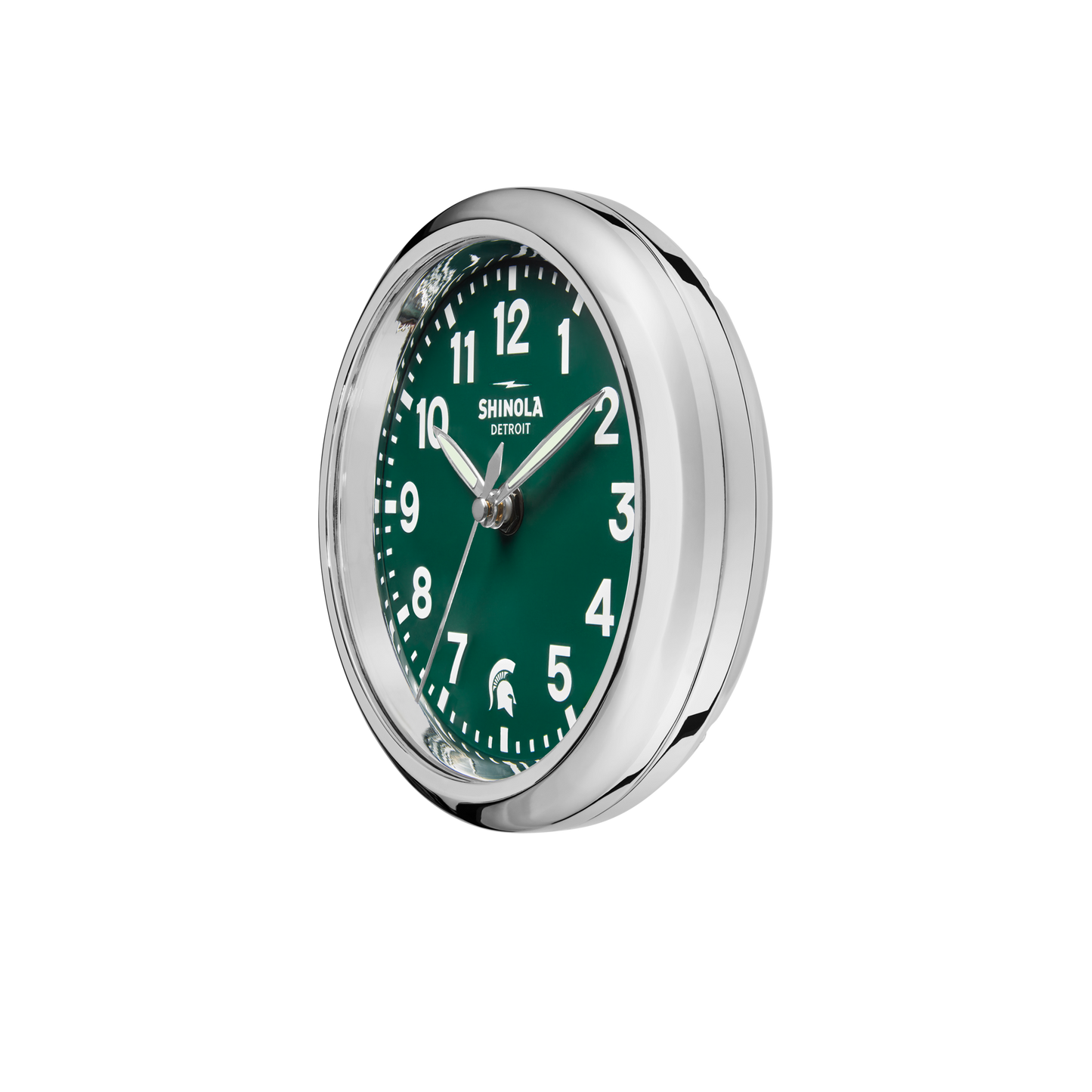 6" Runwell Clock - Green