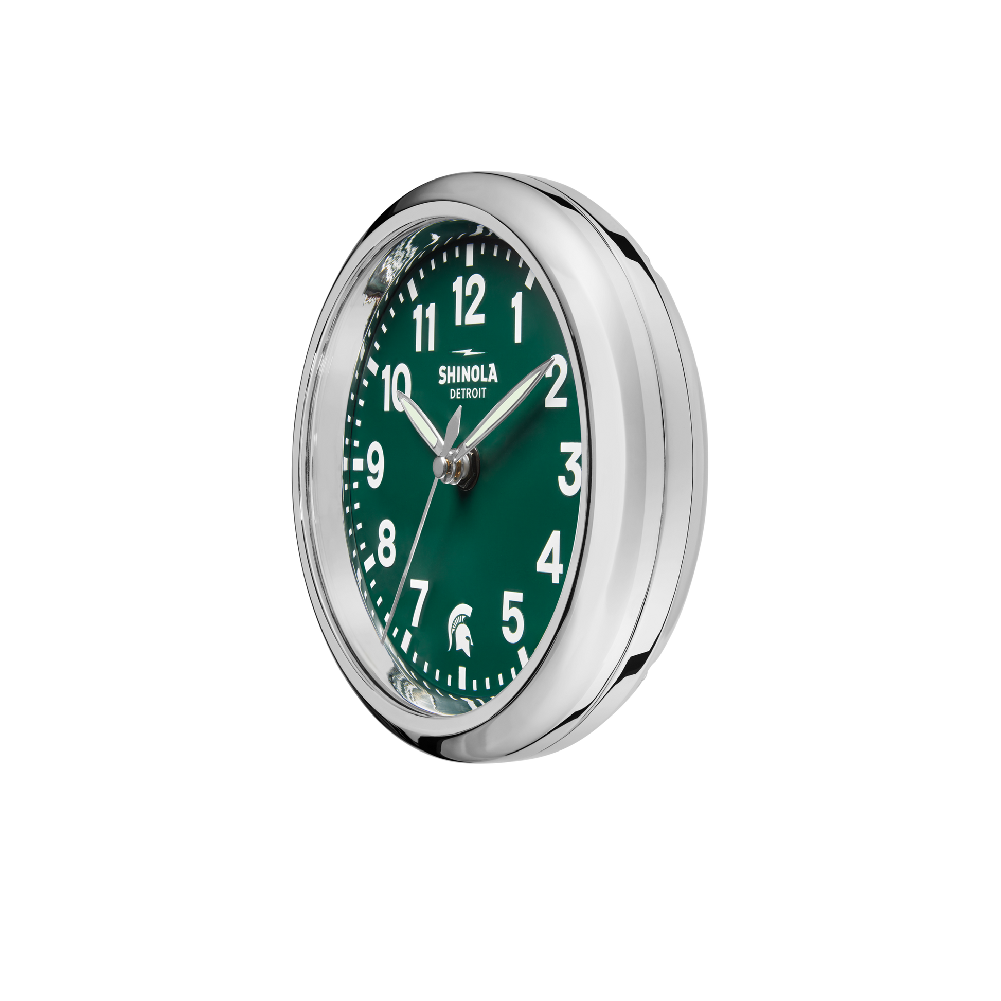 6" Runwell Clock - Green