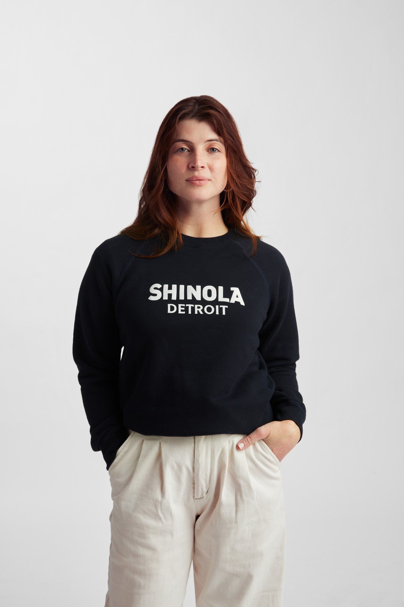 Shinola Logo Sweatshirt - Navy
