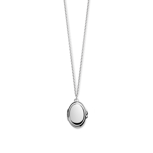 Heirloom Statement Locket Necklace - Sterling Silver