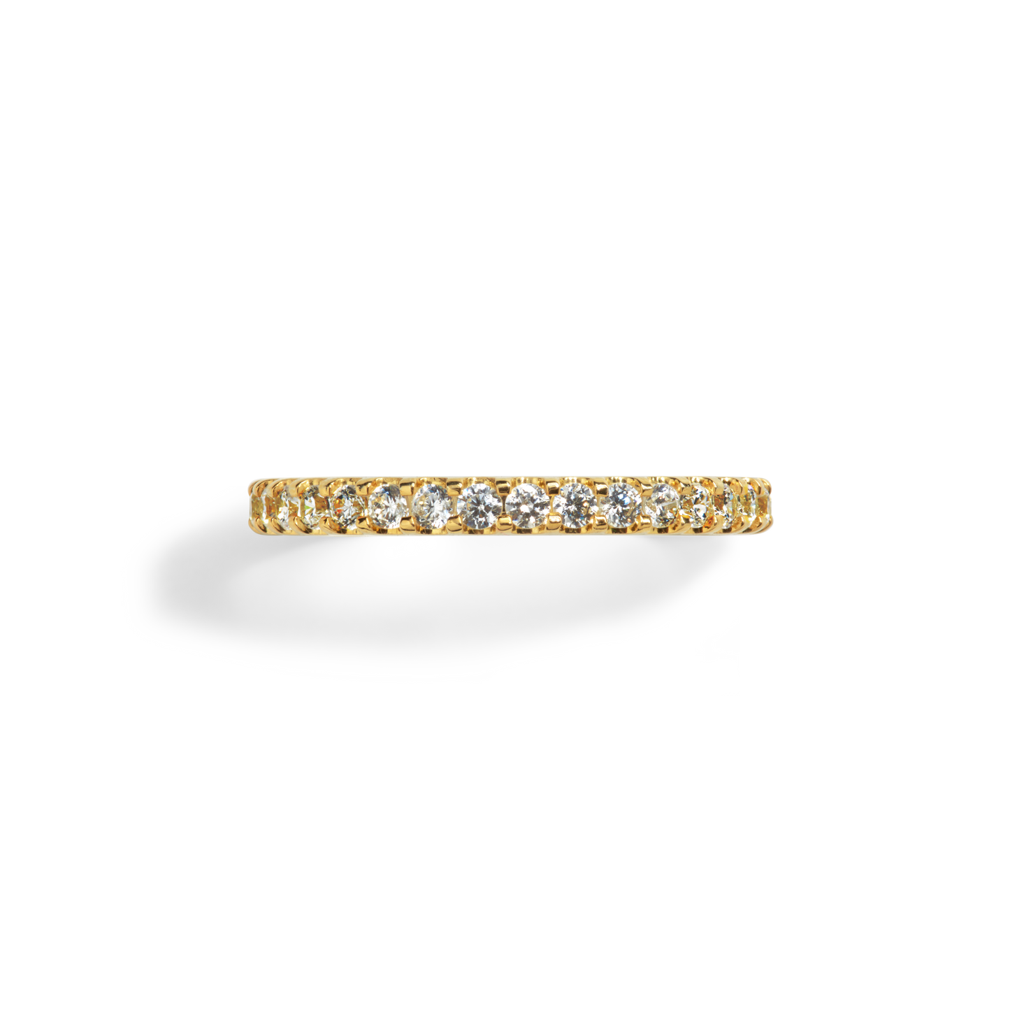 1/2 Carat Diamond Anniversary Ring - Yellow Gold